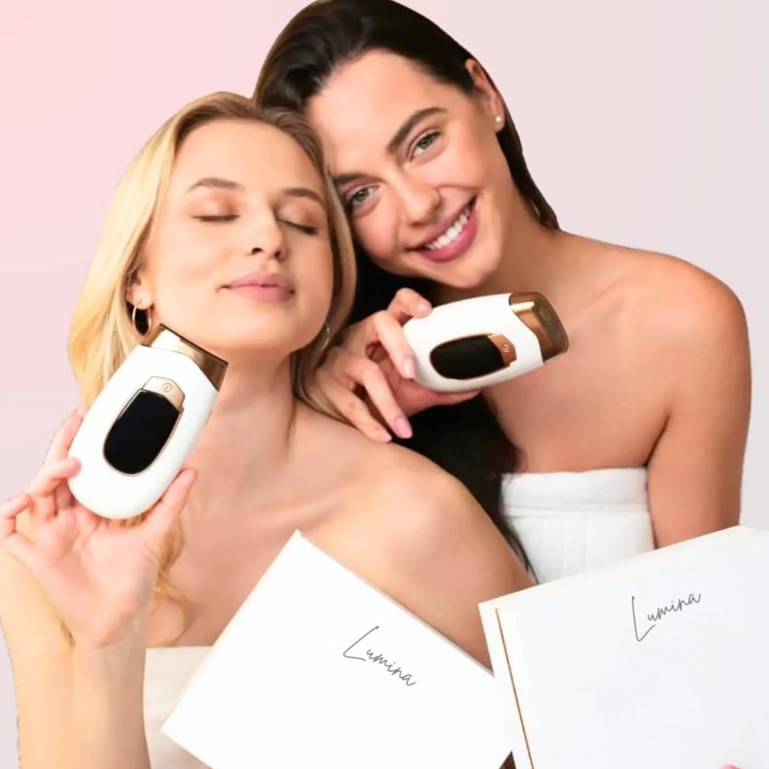 Generico lumisilk Lumina Lumisilk PRO 2.0 z pulsacyjnym światłem 2 w 1 dla kobiet i mężczyzn, depilacja twarzy, bikini i ciała, zaawansowana technologia zapewniająca trwałe rezultaty