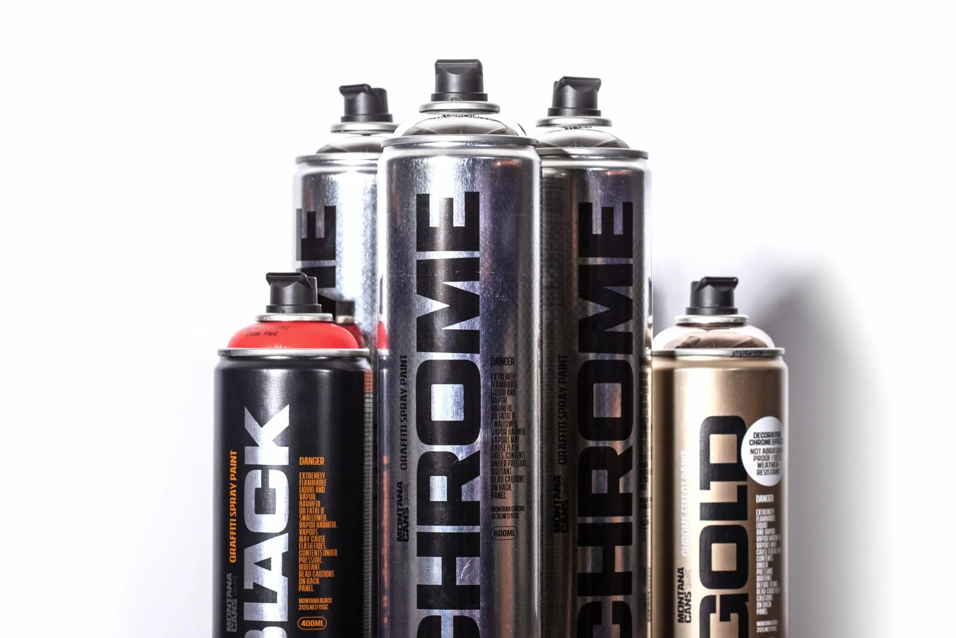 Montana Black Graffiti Paint 400 ml Wysokokryjący Matowy Aerozol 2093 Code Red