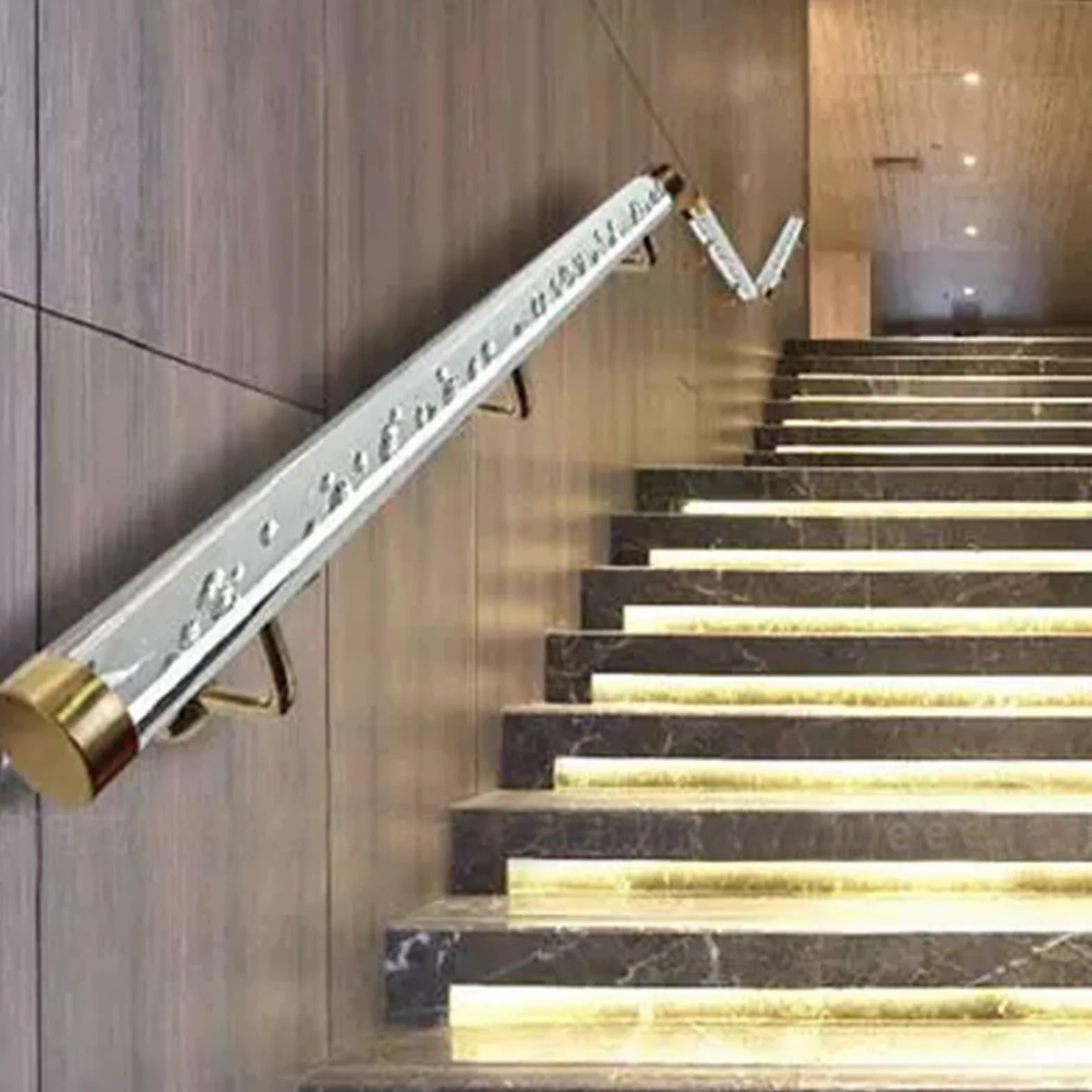 Przezroczysta akrylowa poręcz do schodów wewnętrznych 50-600 cm