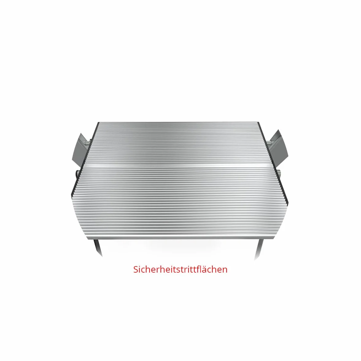 Mephisto Drabina schodkowa składana aluminiowa 2 stopnie z uchwytem 150 kg