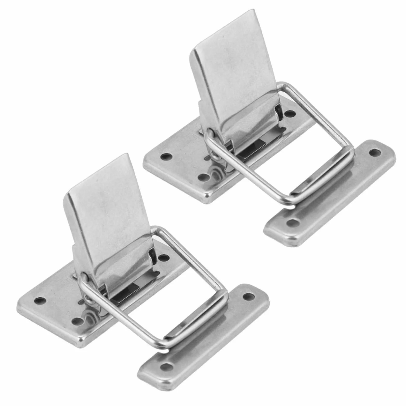 Taidda- Latch Hasp, kaseta blokująca do szafki, 2 sztuki, stal nierdzewna, sprzętowa kaseta z blokadą