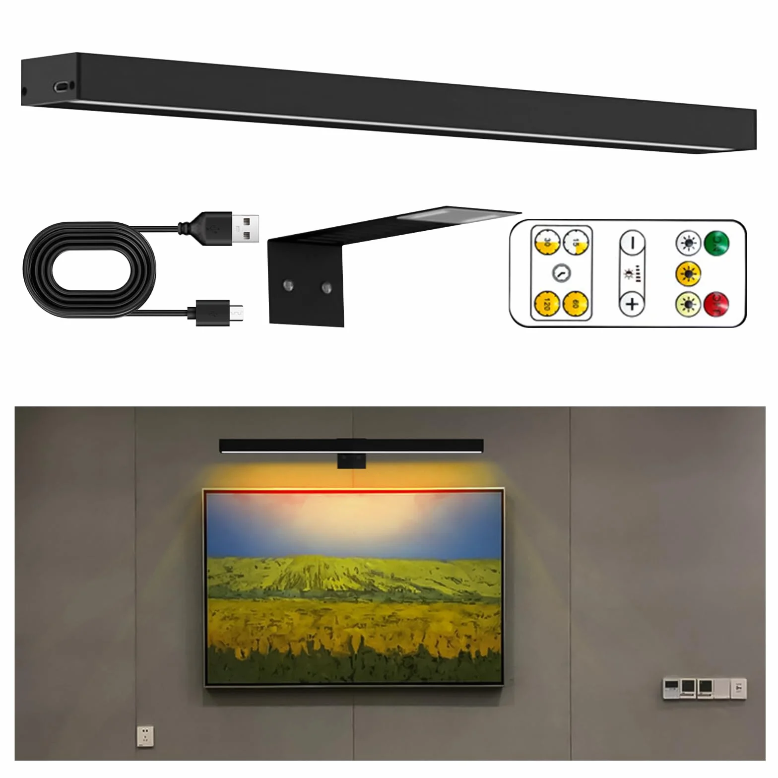 Bezprzewodowa lampa do zdjęć, magnetyczne lustro, timer, zdalne sterowanie