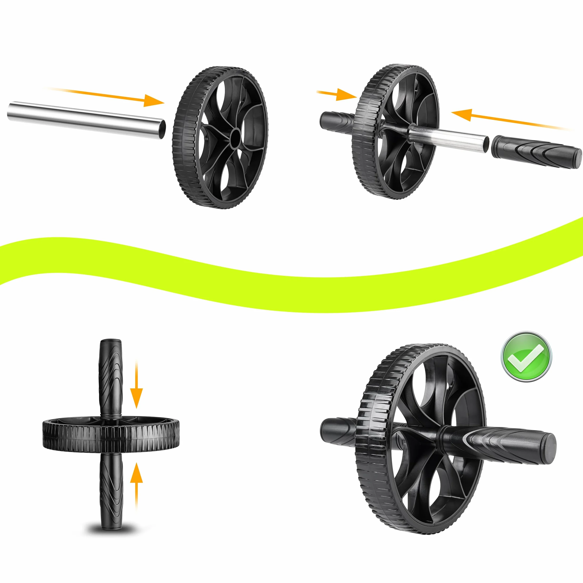 Fizyo Kółko do Ćwiczeń Brzucha Ab Wheel