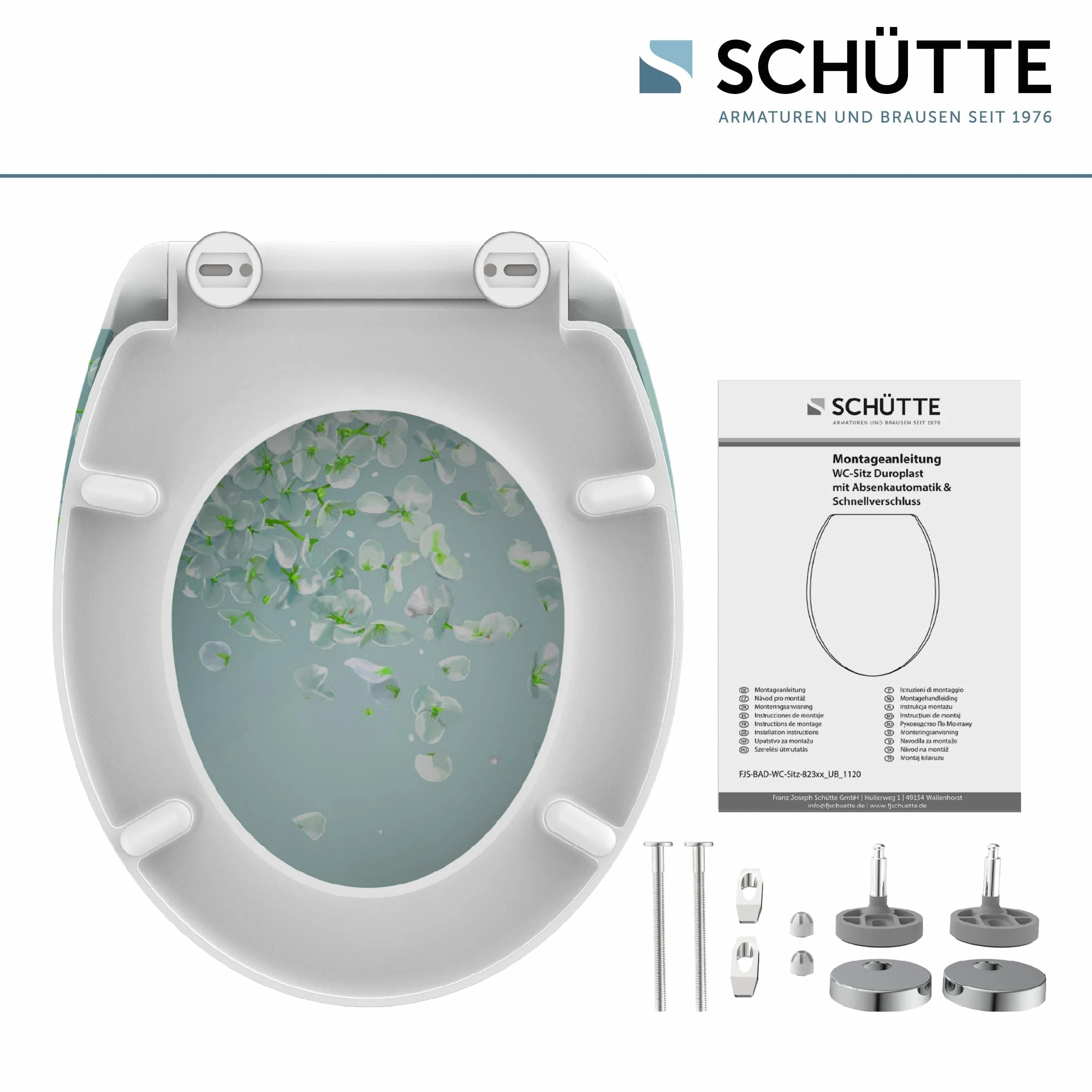 Schütte Deska sedesowa Duroplast ciche zamykanie szybkozłączka 150 kg
