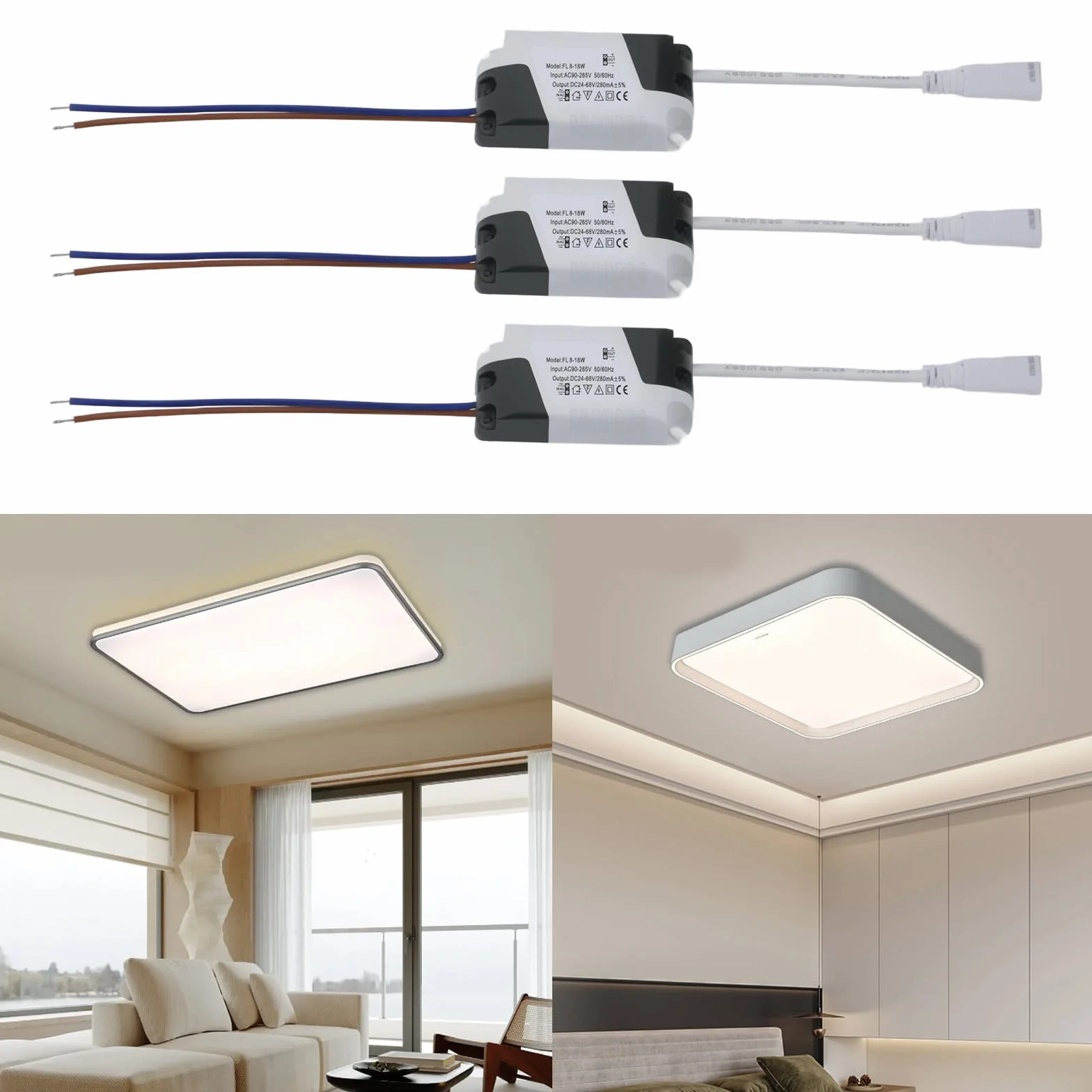 EMSea Zasilacz panelowy LED 8-18 W 24-86V 280mA 75x34x20mm do reflektora sufitowego