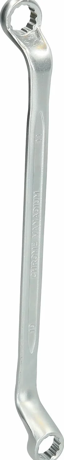 BRILLIANT TOOLS BT012902 Podwójny klucz oczkowy zagięty 10 x 11 mm