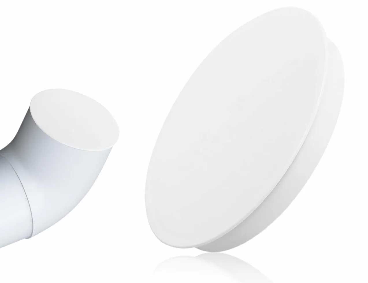 Pokrywa rury wentylacyjnej PVC 160 mm biała nasadka ochronna