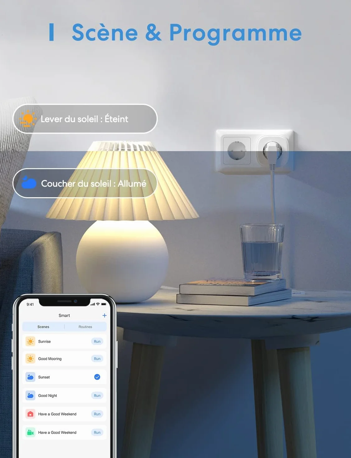 Meross MSS210HKFR Inteligentne gniazdko WiFi kompatybilne z Apple HomeKit, Siri, Alexa, Google Home