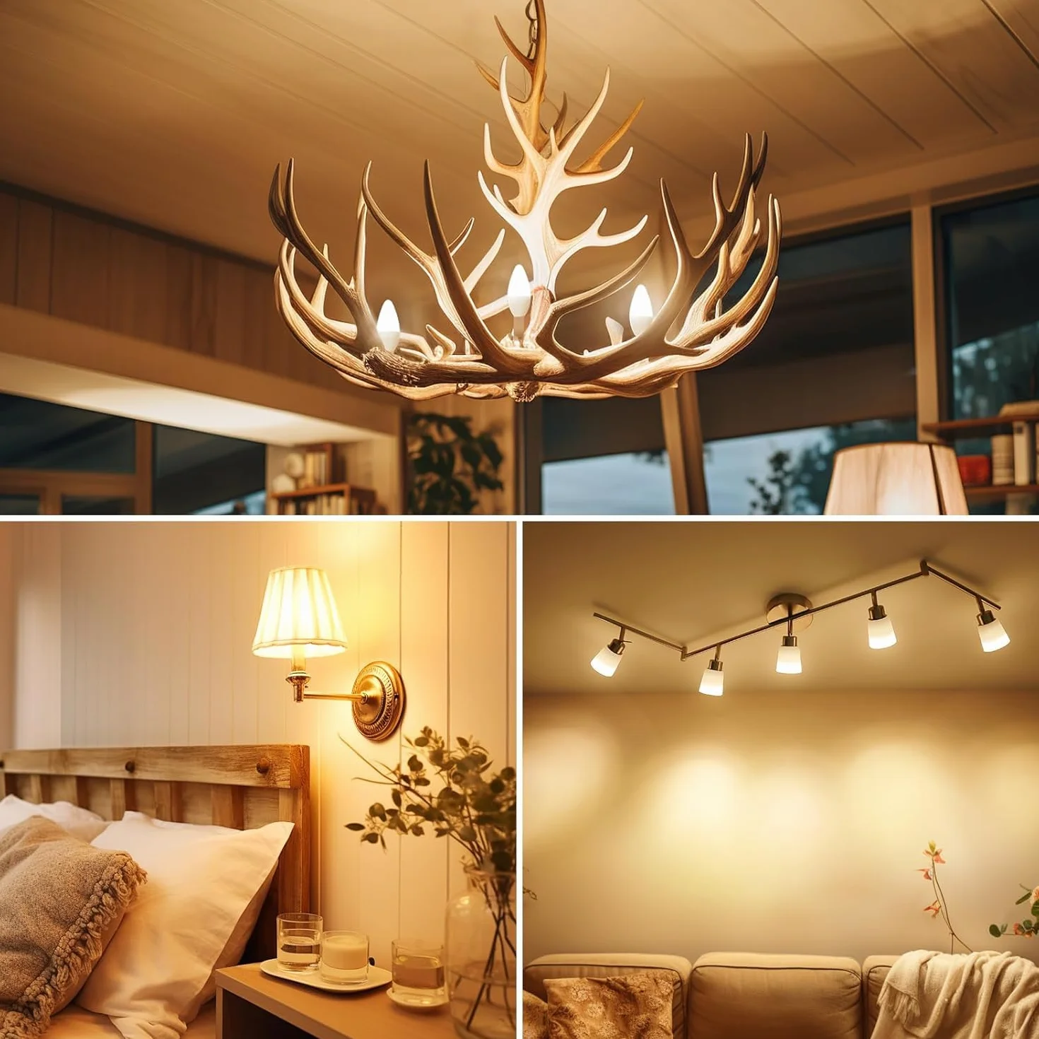 Lepro Żarówka LED E14 4,2W 470lm 2700K C35 6 sztuk