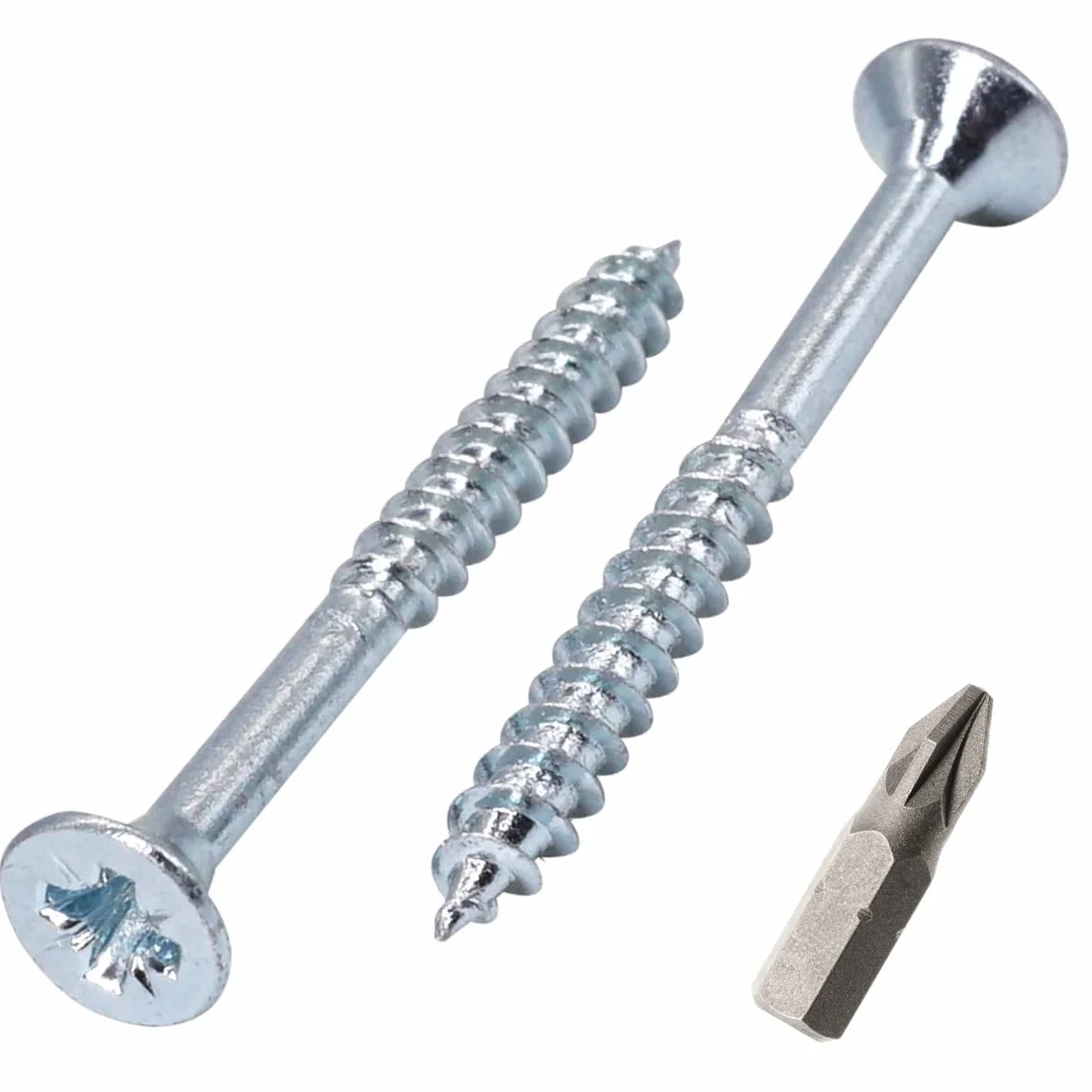 Wkręty do drewna stal ocynkowane 4,0 x 40 mm SKIR'CO 300 szt. Pozidriv