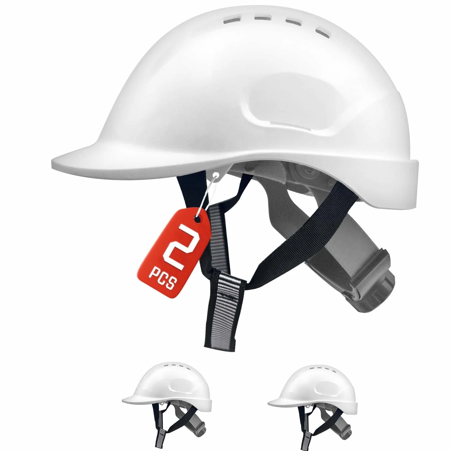 Kask ochronny EN 397 twarda czapka budowlana z grzechotką regulowany 52-66 cm