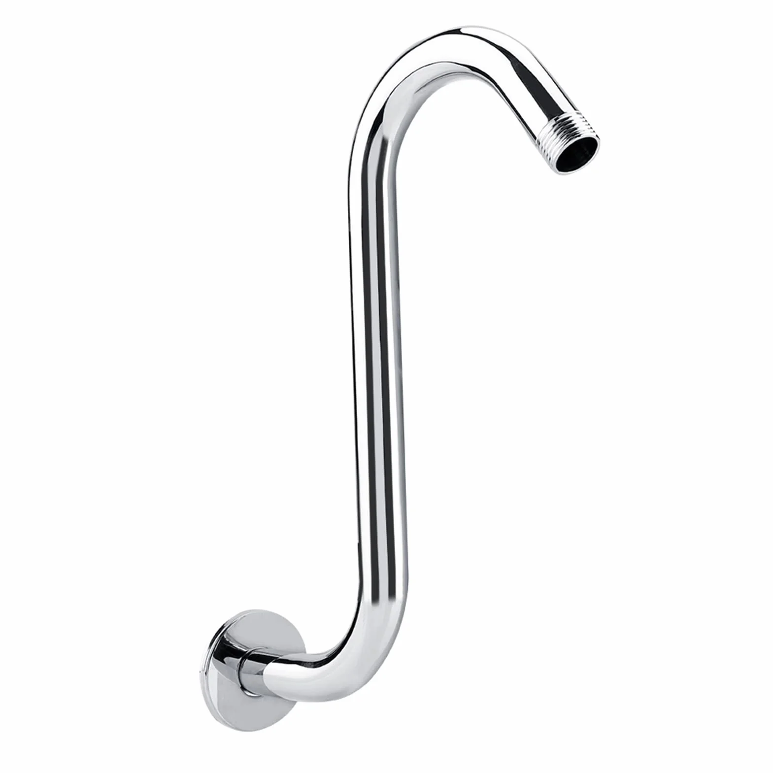 Wysięgnik Prysznicowy ze Stali Nierdzewnej G1/2 8 Cali S-Curved Łazienka