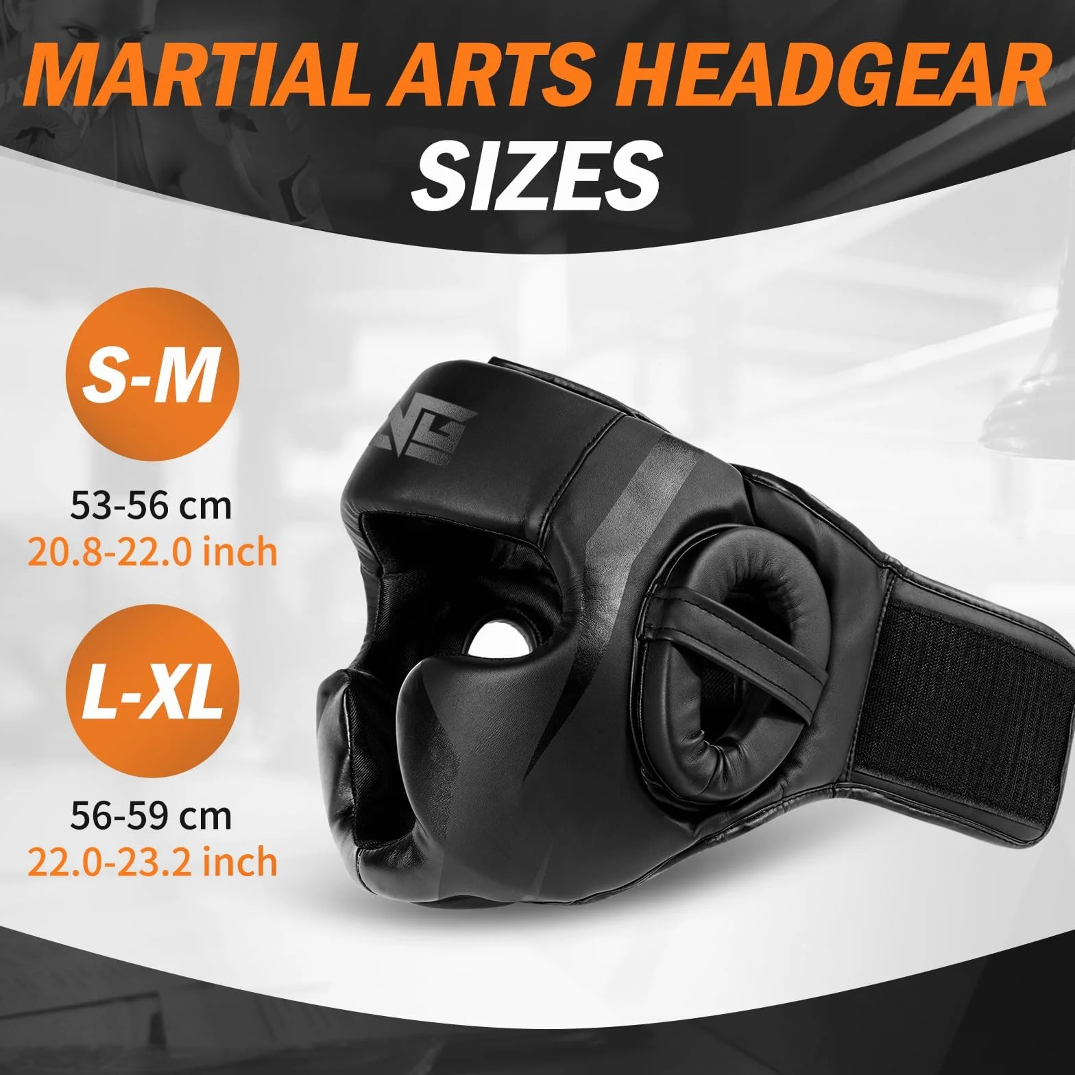 FIVING Nakrycie głowy do boksu, do sportów walki, treningu MMA, kickboxingu, nakrycie głowy, kask do Muay Thai, grapplingu, kickboxingu