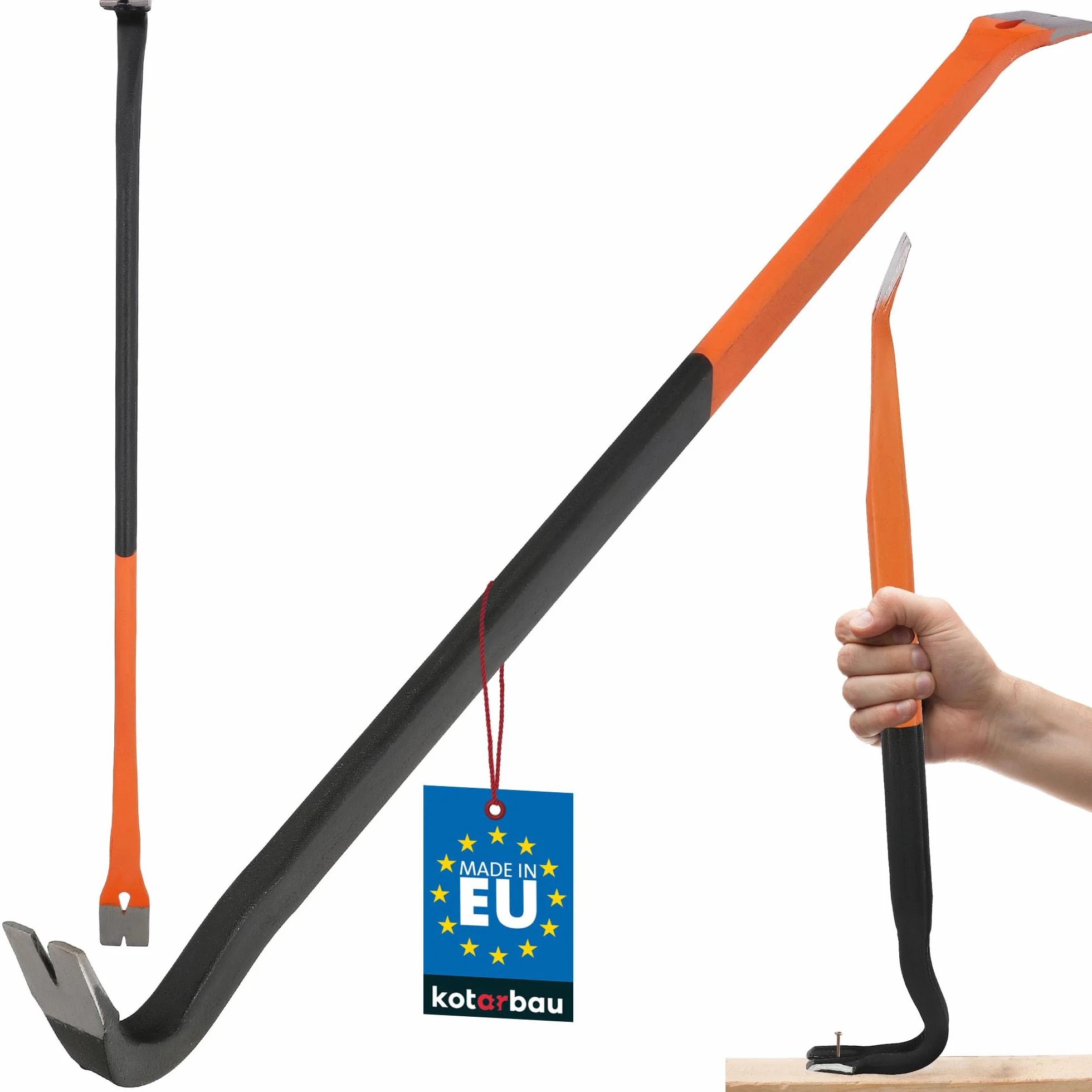 KOTARBAU Brecheisen kutwalcowane dwustronne łom żelazkowy 700 mm