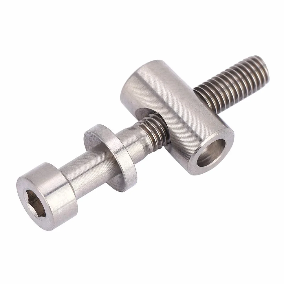M5 x 30/35/40 mm śruba do sztycy rowerowej ze stopu tytanu sztyca siodełka sztyca rowerowego śruby rowerowe śruba z okrągłym łbem do roweru akcesoria zamienne
