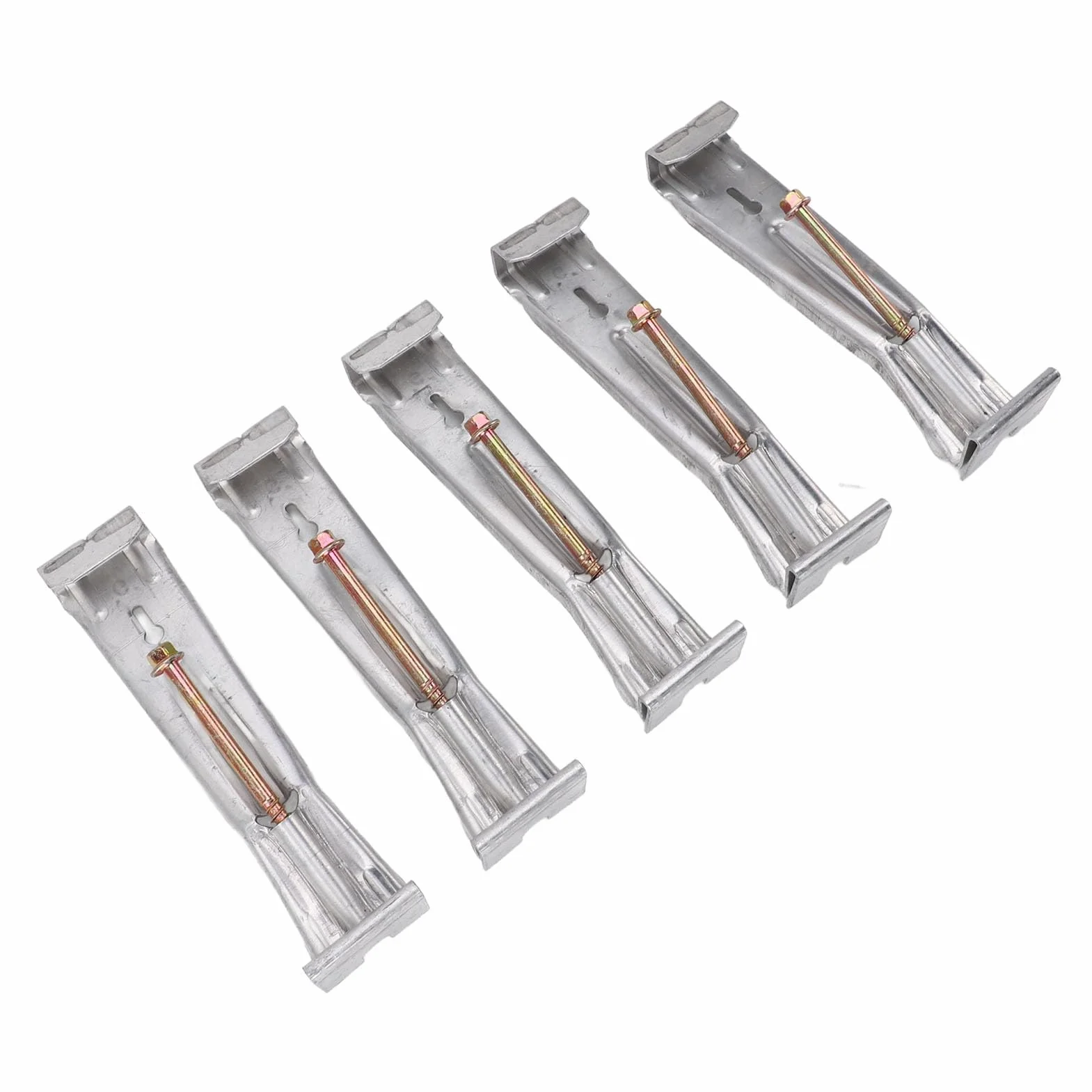Aluminiowe Wieszaki na Rynny 5-calowe Ukryte Haki z Szybką Śrubą