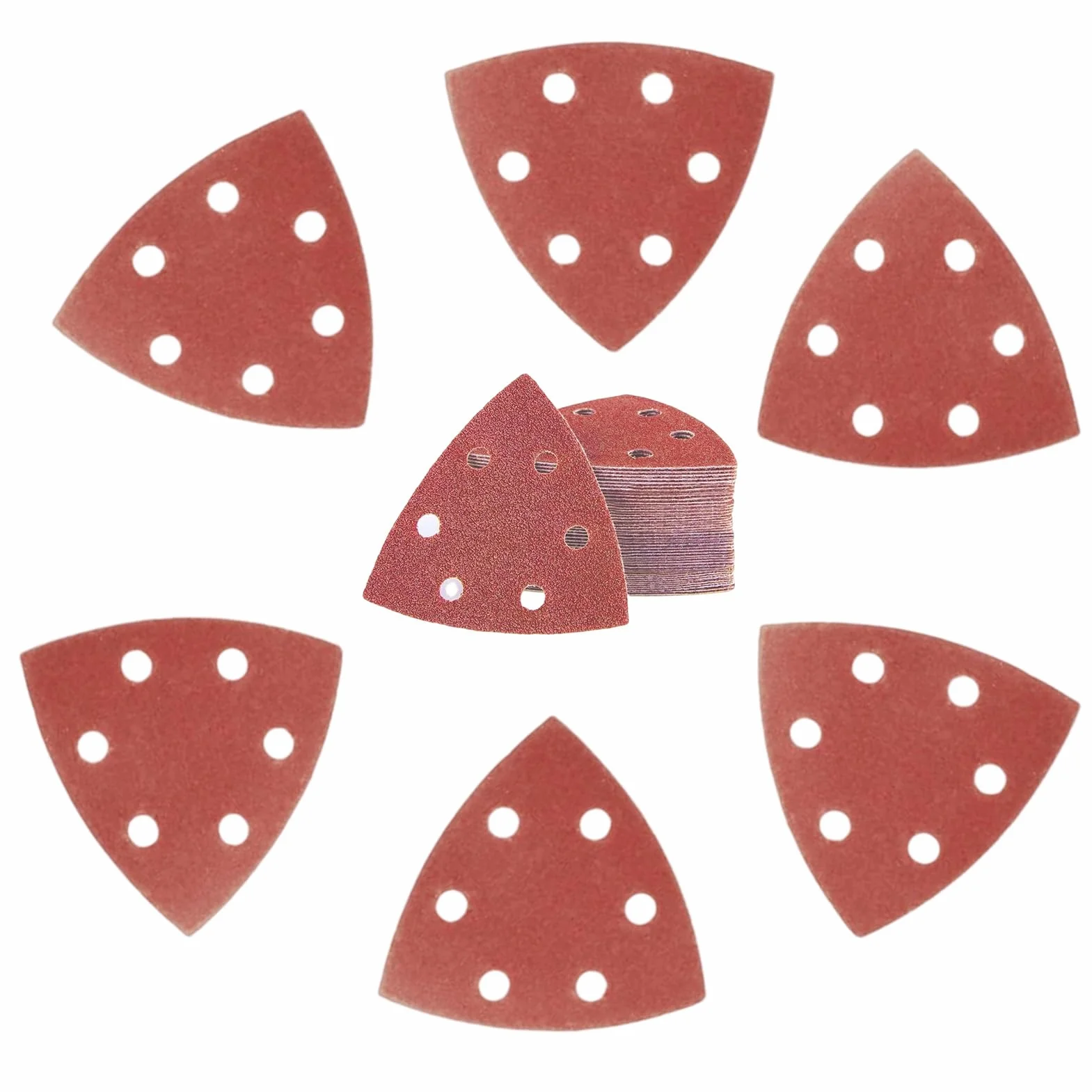Papier ścierny Delta 93x93mm, ziarnistość 60/120/180/240/320/400, 60 arkuszy
