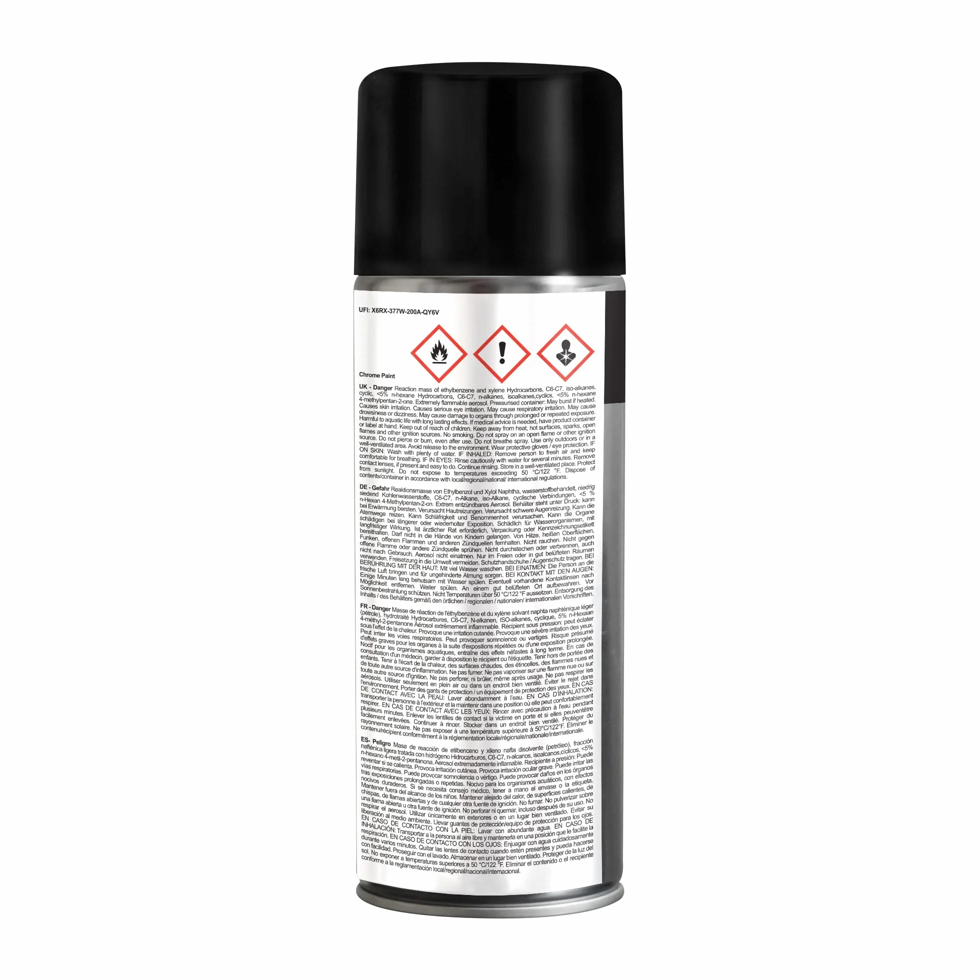 JENOLITE Chromowana farba w sprayu metaliczny chrom 400 ml