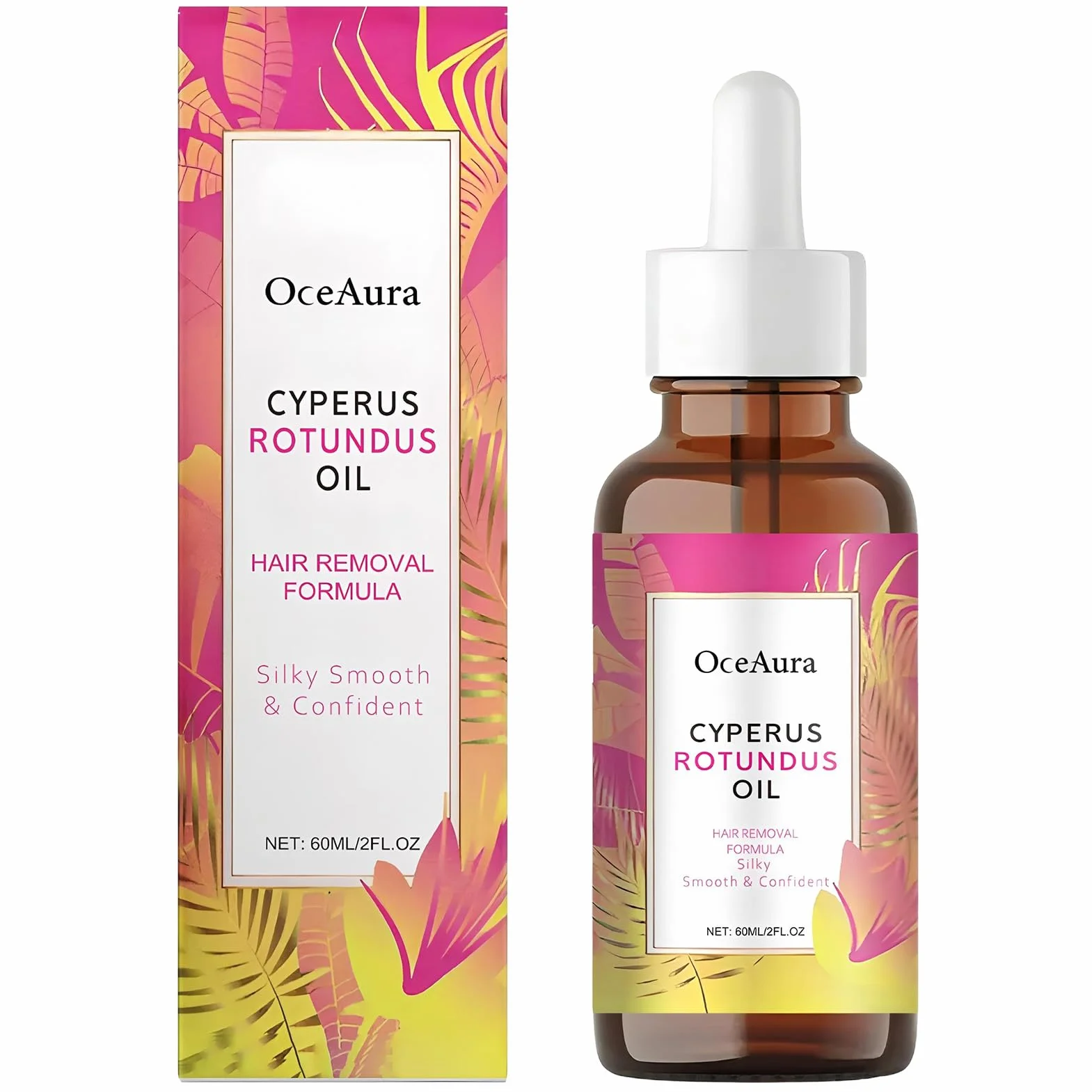 Cyperus Rotundus olejek do depilacji, 60 ml, Pure Cyperu, serum do skóry, redukuje niechciane włosy, nawilżenie i łagodzenie porów CyperusOil & Shrinks, wszystkie rodzaje skóry