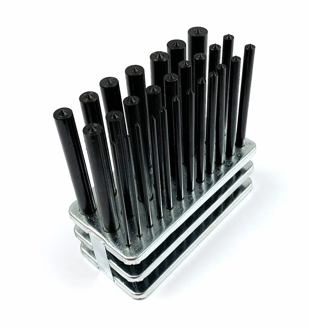 HHIP 8600-0041 28-częściowy zestaw tłoczków transferowych, 3/32" - 1/2"