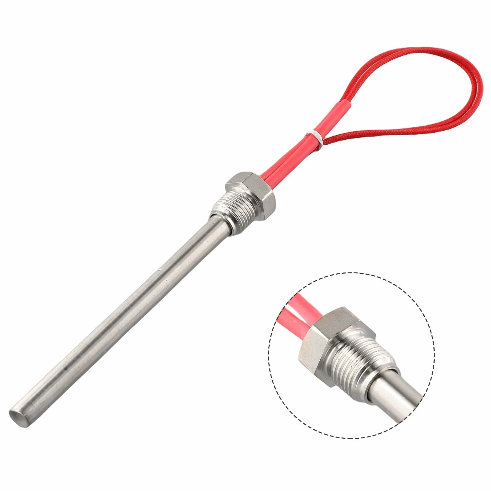 Zapalnik gorącego pręta ze stali nierdzewnej 220 V 140 x 10 mm do kominka na pellet