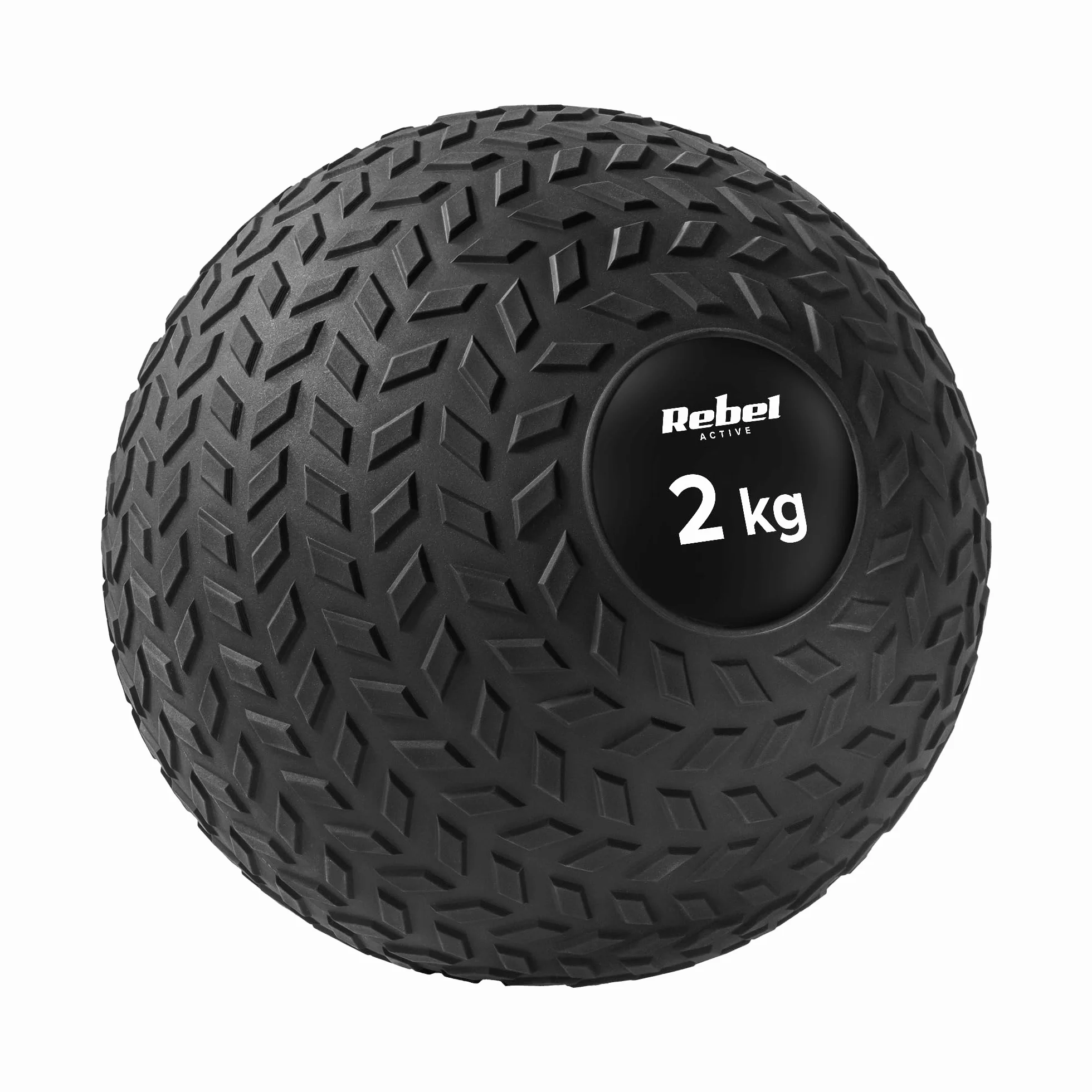 Rebel Mała Piłka Lekarska Do Ćwiczeń Rehabilitacyjna Slam Ball 23cm 2kg RBA-3108-2