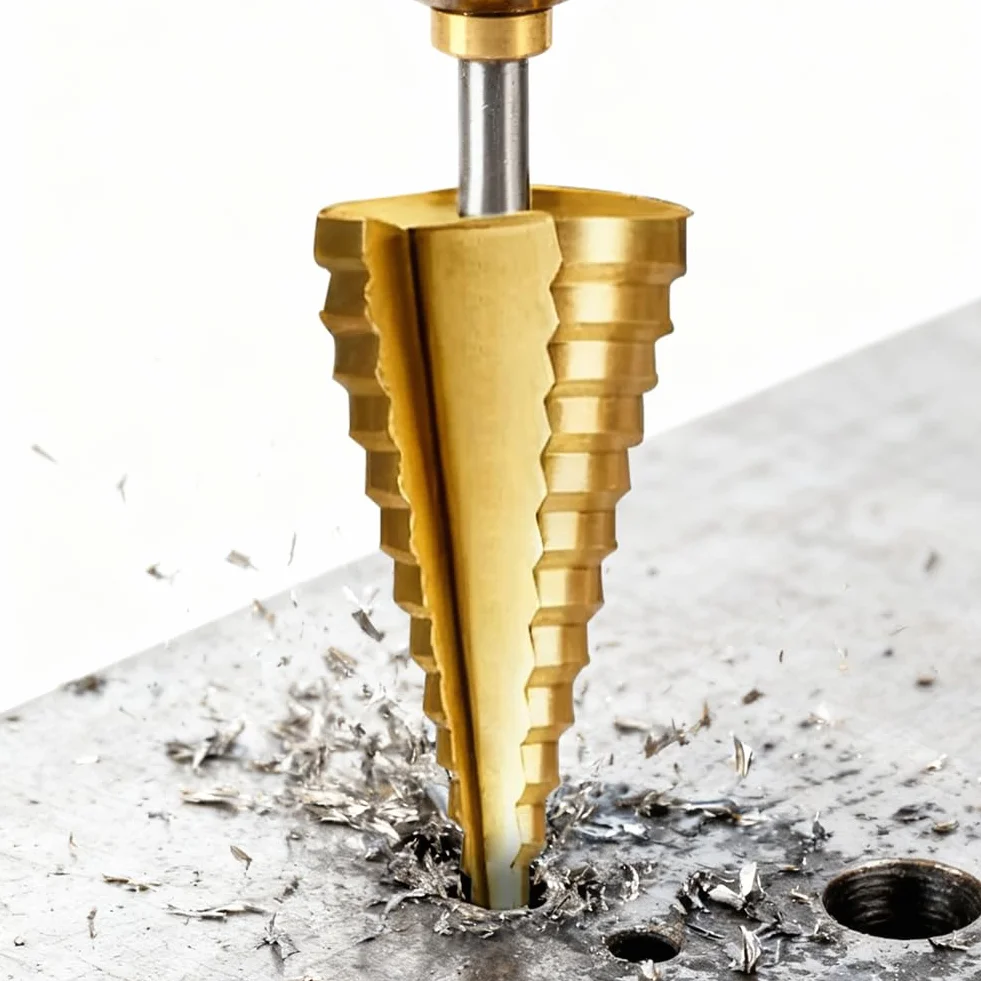 Wiertło stopniowe do metalu 4-52 mm, 13 stopni, stal nierdzewna