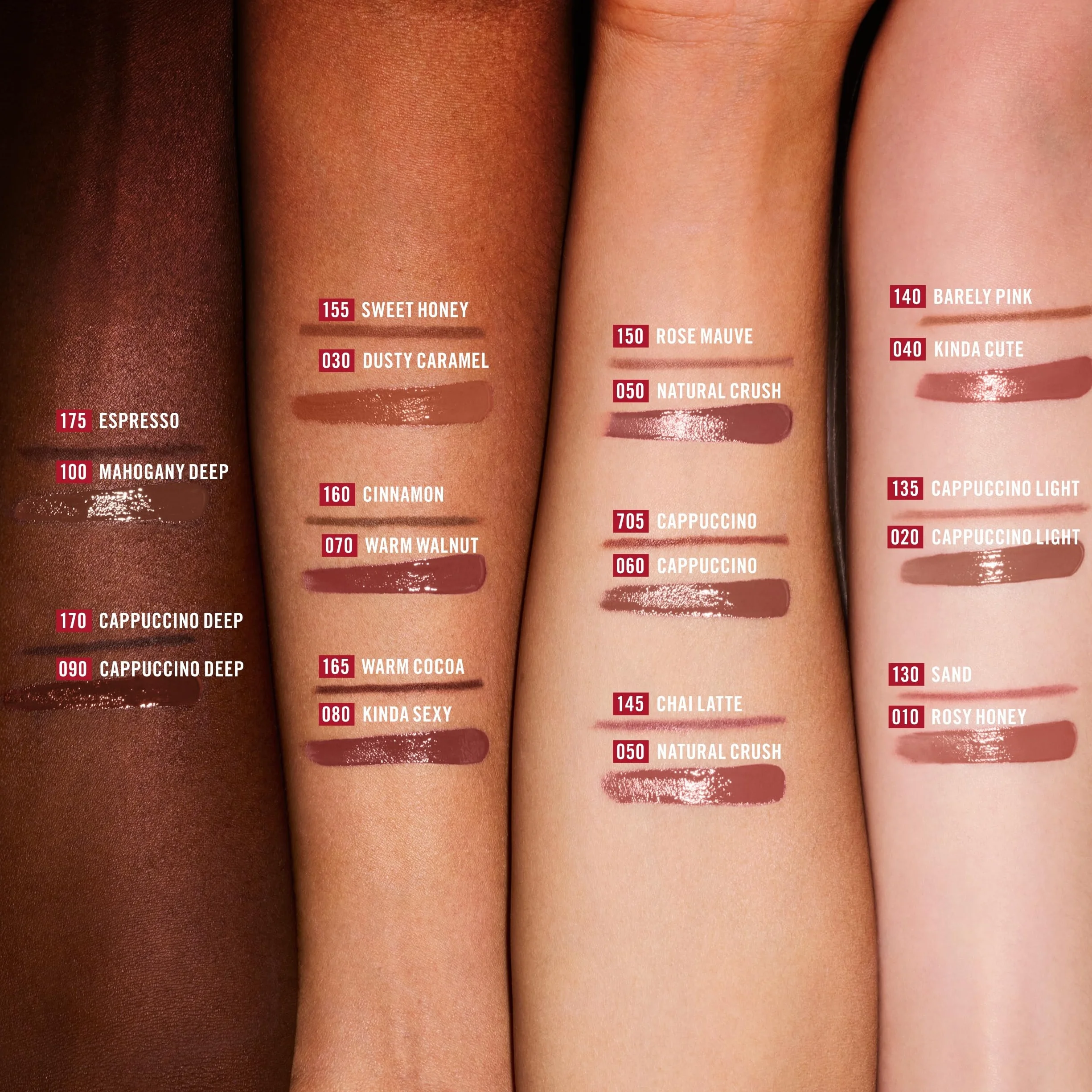 Rimmel London, Lasting Finish Nude Collection Lipstick, Cappuccino Light, długotrwała szminka z masłem aloesowym, natychmiastowe nawilżenie, wegańska formuła, 4g