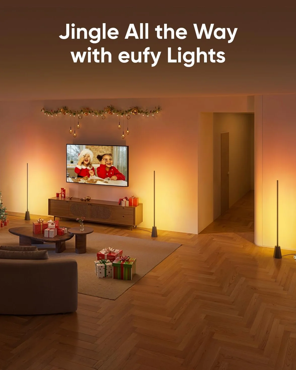 Lampa podłogowa eufy E10 LED RGBWW 1700 lumenów inteligentna kompatybilna Google