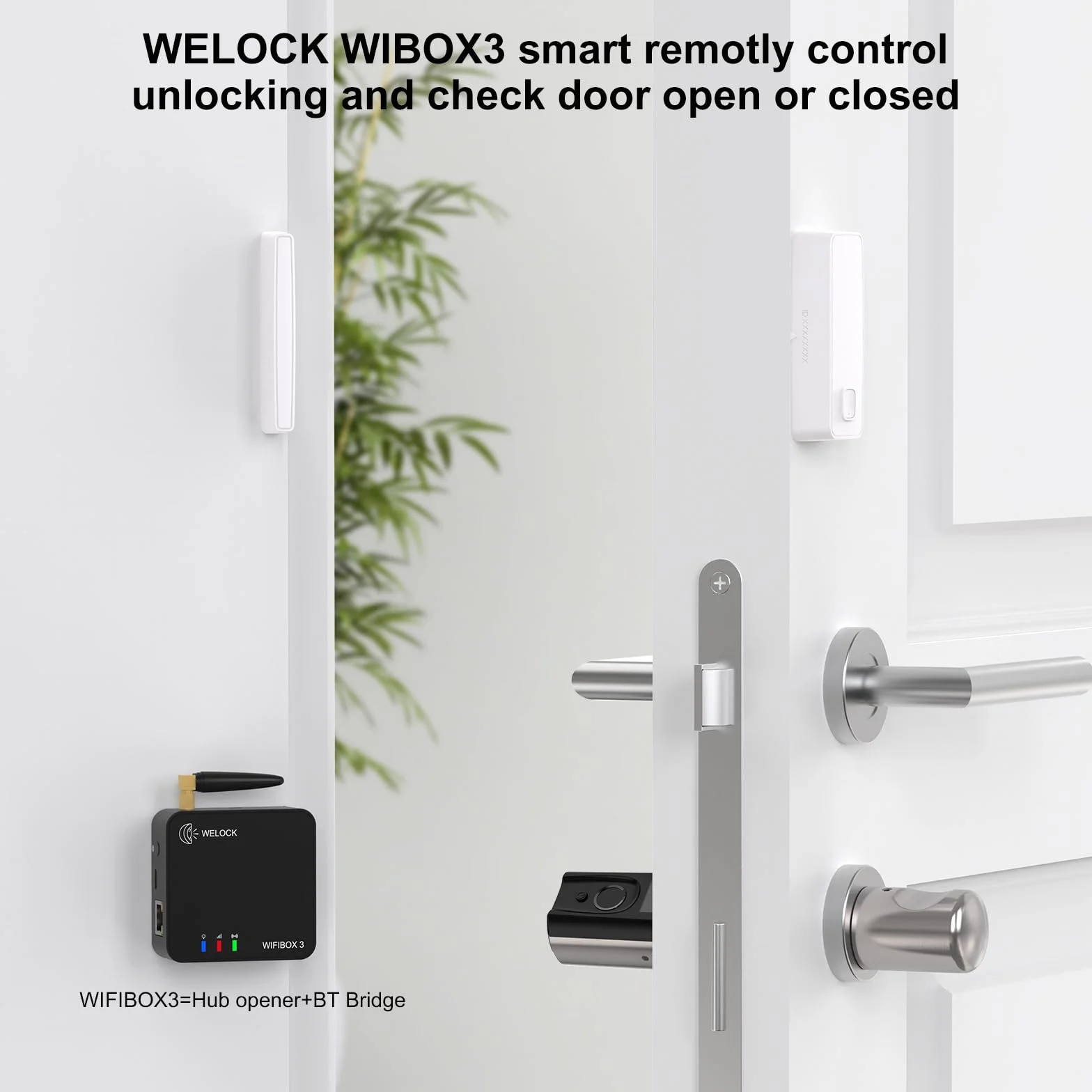 WE.LOCK Inteligentna bramka Bluetooth do zdalnego odblokowywania z Alexą
