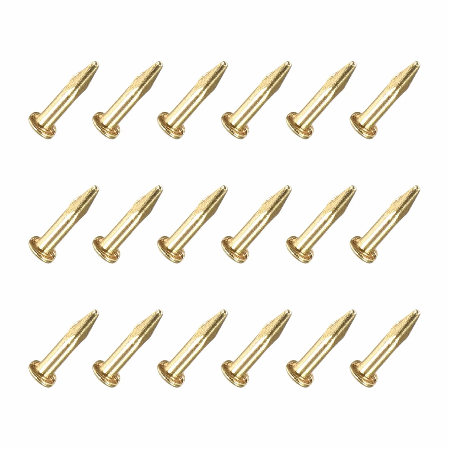 QUARKZMAN małe gwoździe 1,2 x 6 mm 200 szt. czarne DIY dekoracyjne