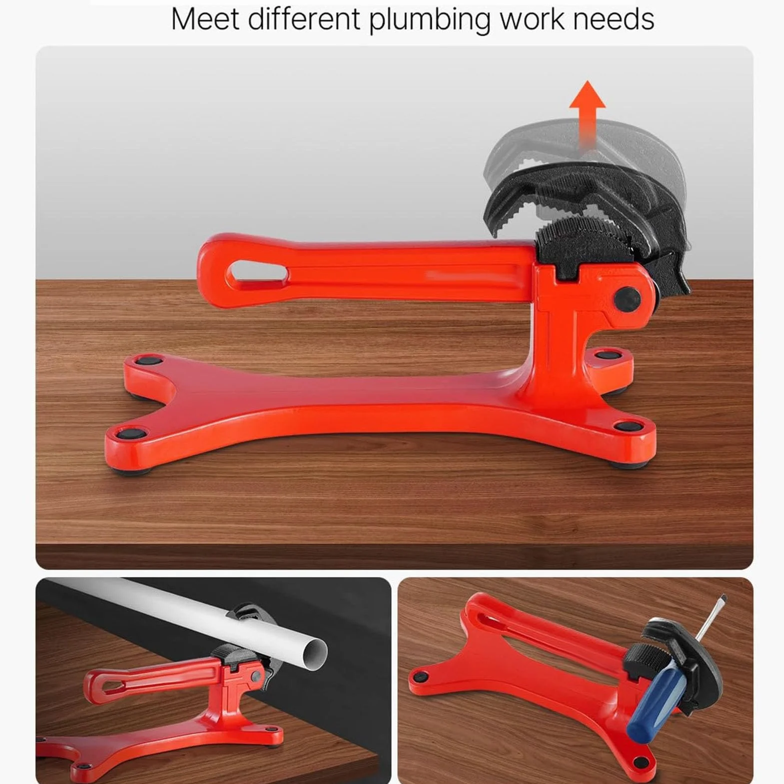 Naroote Obejma do Rur, Imadło Hydrauliczne Aluminiowe, Zakres Mocowania 1/8-1/2 Cala