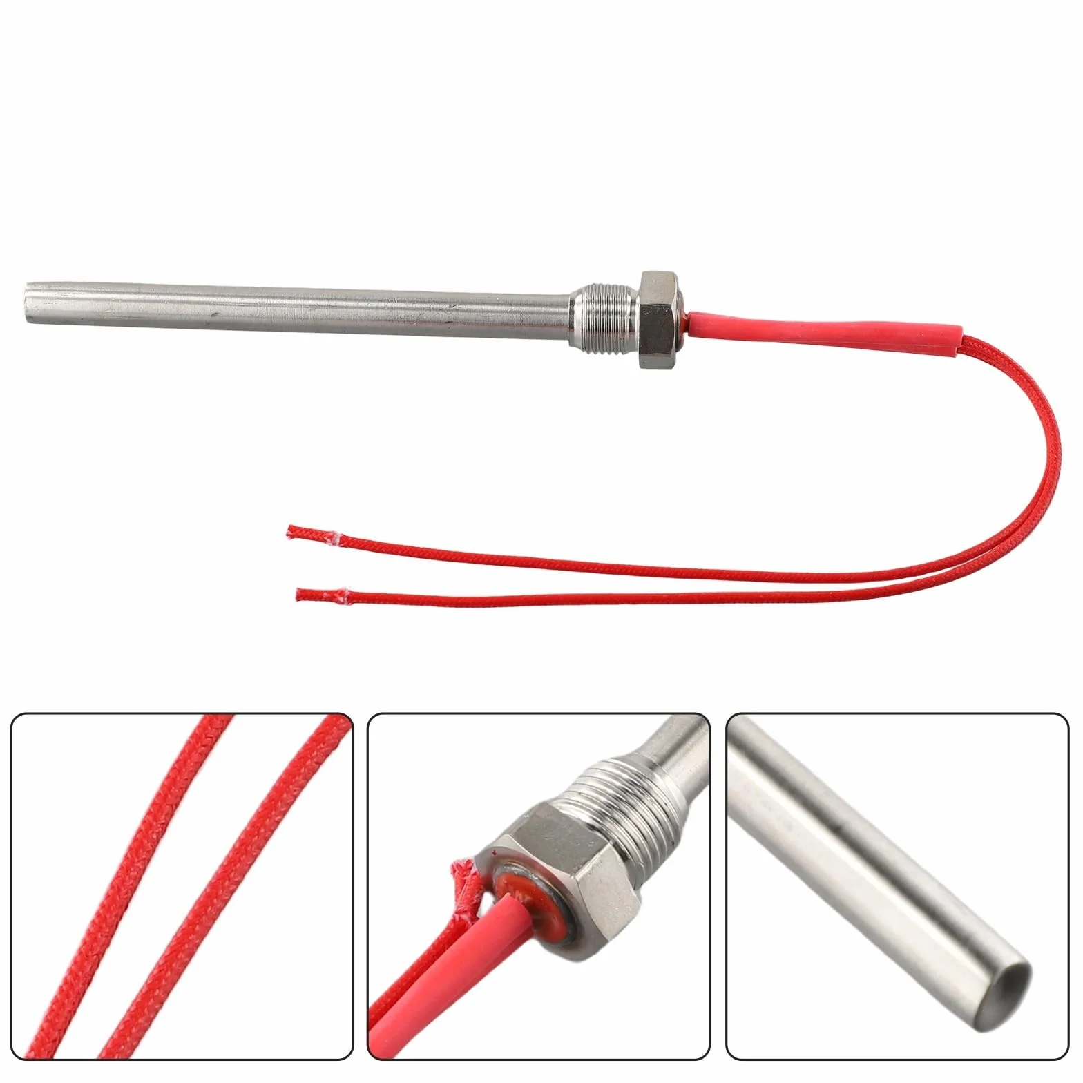 Zapalnik gorącego pręta ze stali nierdzewnej 220 V 140 x 10 mm do kominka na pellet