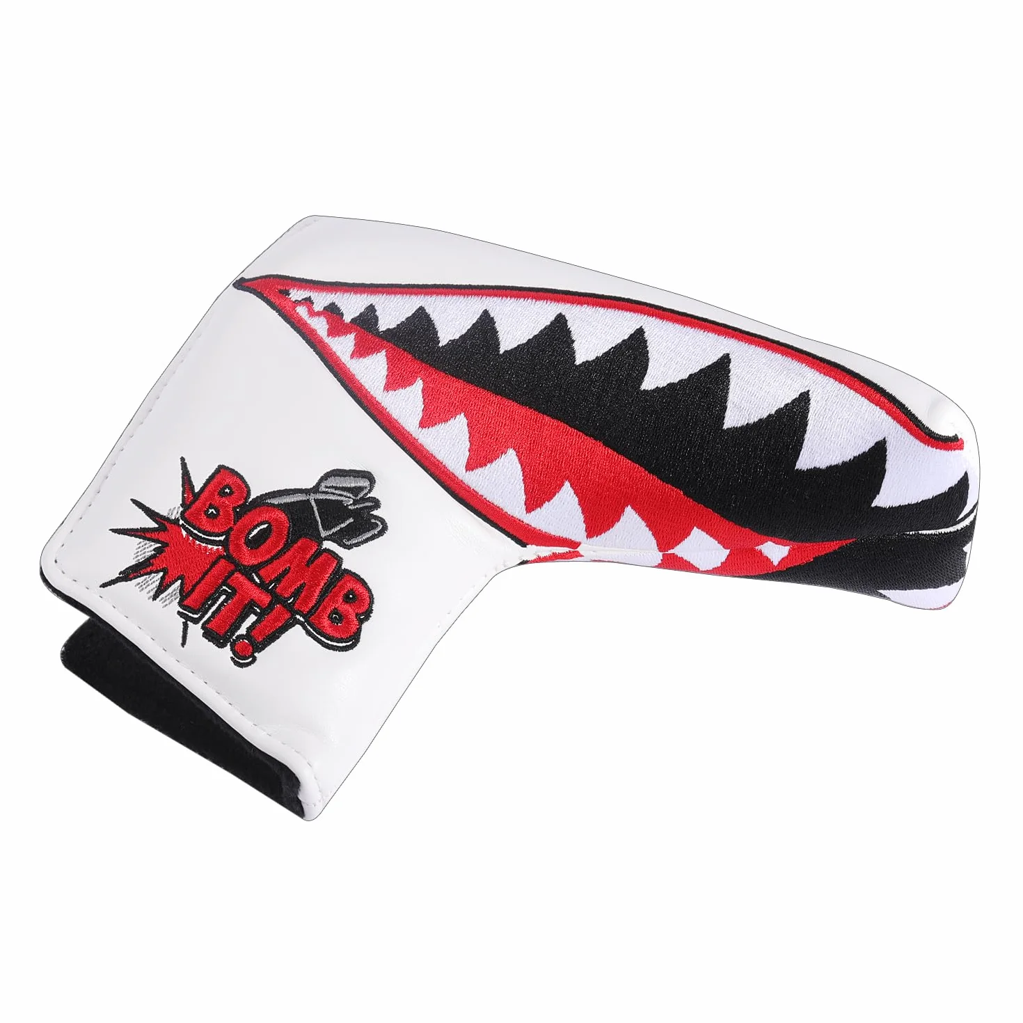 New War Shark Latający Tygrys Warshark Golf Putter Nakrycie głowy Golf Blade Putter Cover