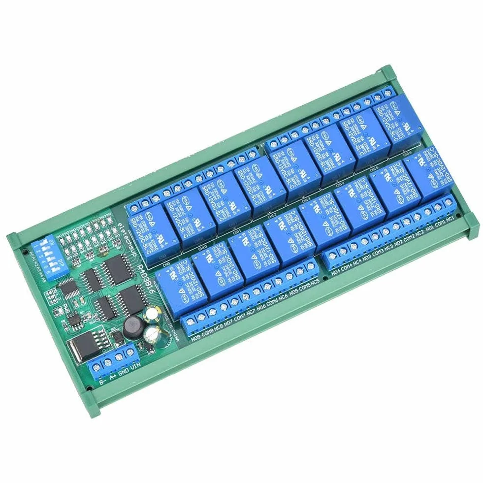 Zasilacz 16-kanałowy Modbus R4D3B16-R do szyny DIN