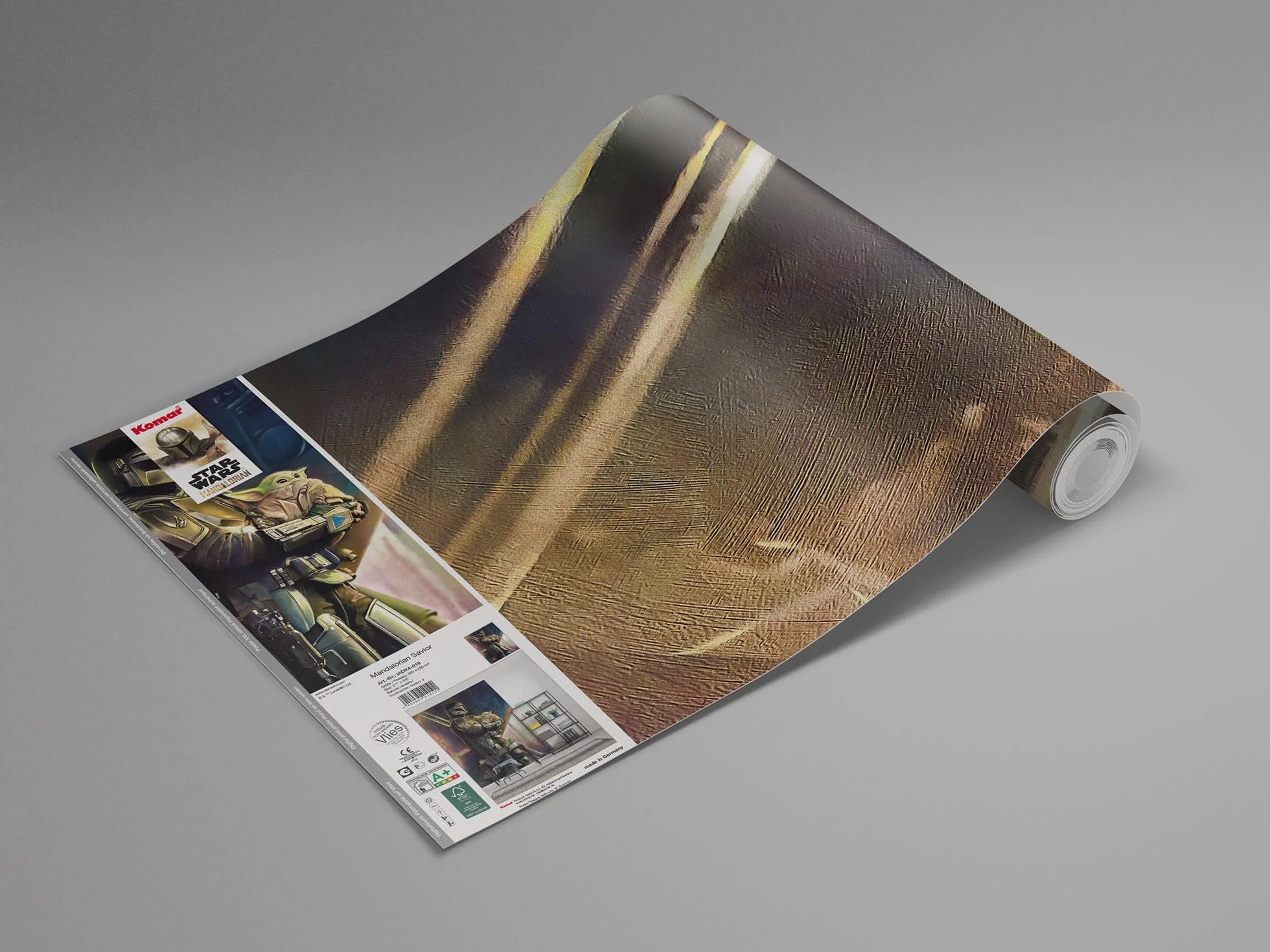 Komar Star Wars fototapeta z włókniny - Mandalorian Savior - wymiary: 200 x 280 cm (szerokość x wysokość) - pokój dziecięcy, tapeta, IADX4-019