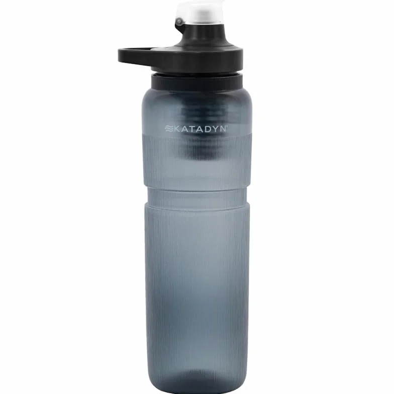 Katadyn BeFree AC butelka na wodę, 0,9 l, z butelką, ultralekka, puste włókna i węgiel aktywny, kemping, wędrówki, jazda na rowerze, trekking, podróże, nie zawiera BPA