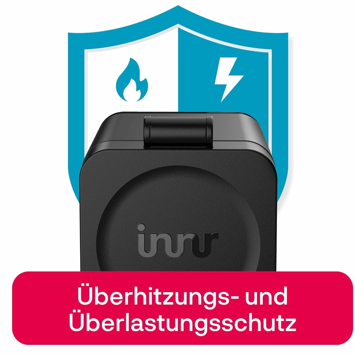 Innr Inteligentne Gniazdko Zewnętrzne Zigbee, Kompatybilne z Hue* i Alexą, Smart Plug do Użytku na Zewnątrz, Repeater Zigbee, Wodoodporne IP54-1 Sztuka