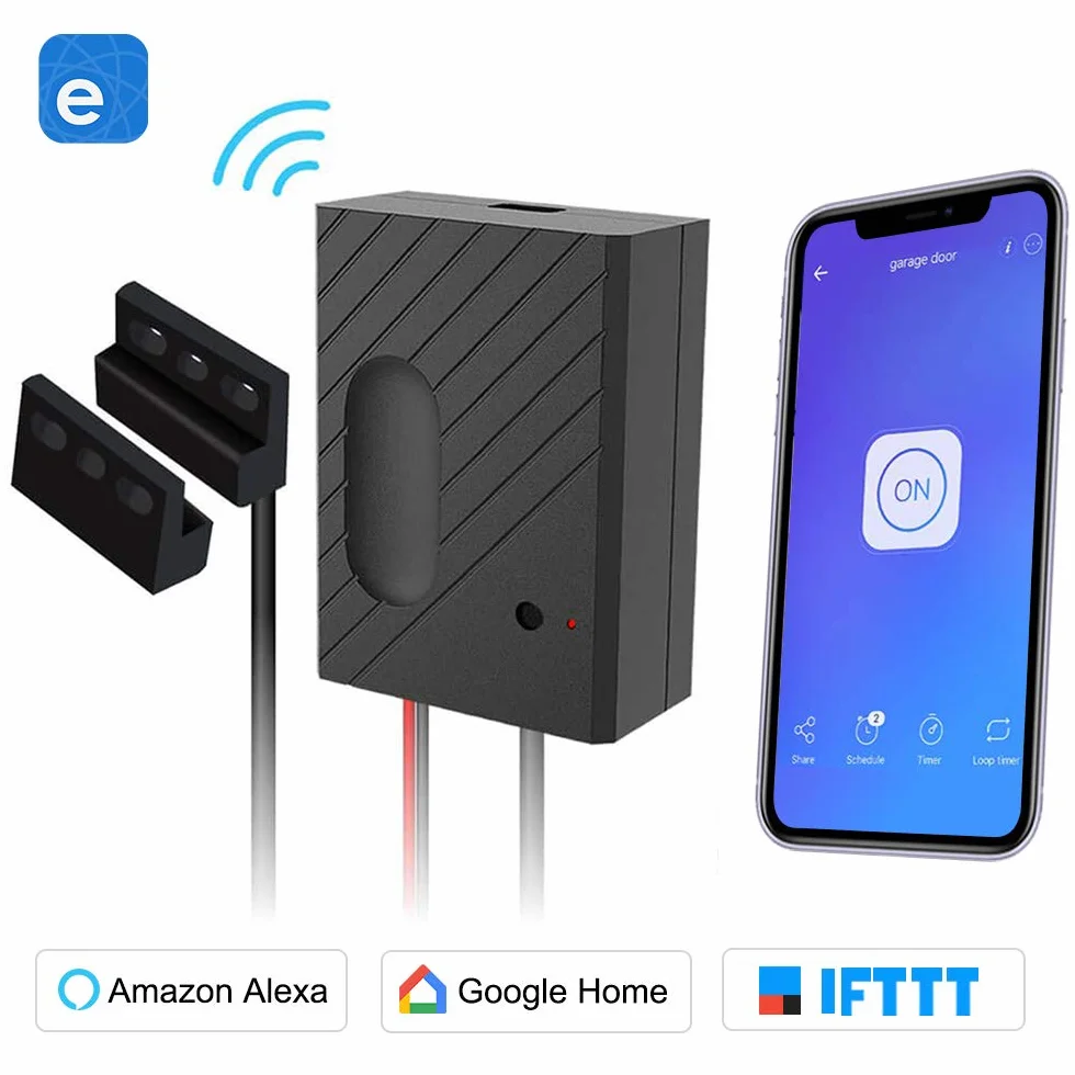 WiFi Smart Home otwieracz do drzwi garażowych pilot zdalnego sterowania kompatybilny z Alexa Google Home IFTTT