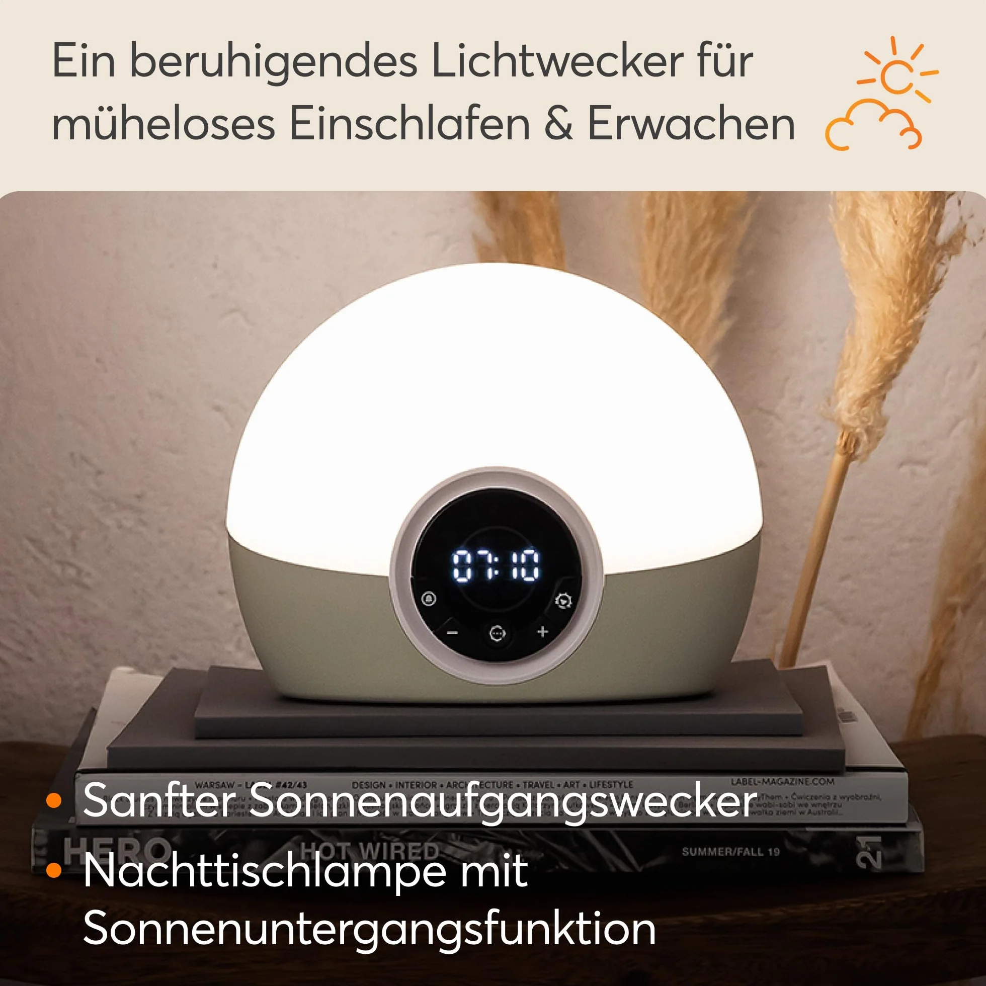 Lumie Bodyclock Spark 100 – budzik świetlny ze wschodem słońca
