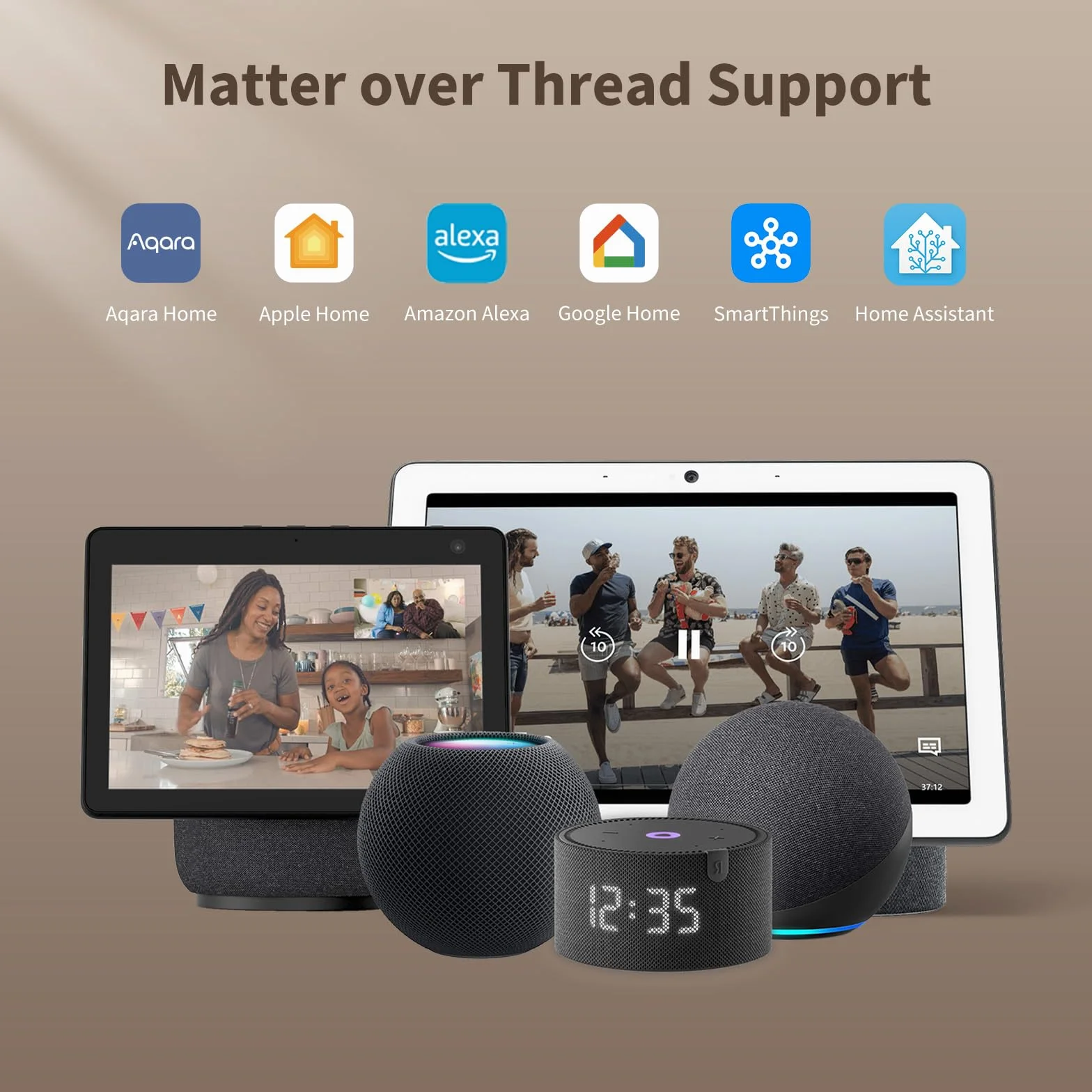 Aqara Inteligentny Zamek U200 Lite, Matter, Thread, Cichy, Zdalny Dostęp, Euro, HomeKit, Alexa, Google Home, Black