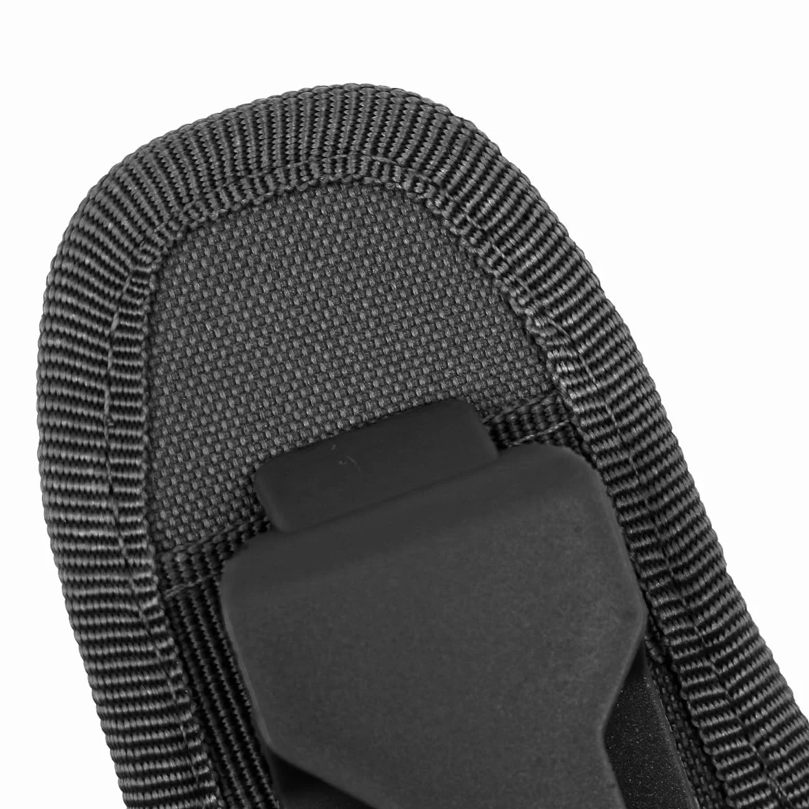 NUZAMAS Uchwyt na latarkę, taktyczna kabura na latarkę, Molle-LED, torba z klipsem obrotowym o 360 stopni, na kemping, wędrówki, czarny