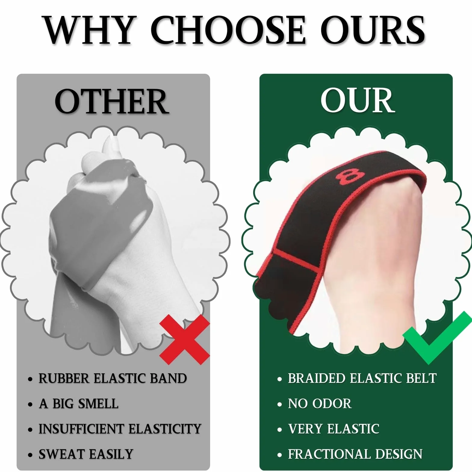 KEYRI 2 szt. Opaska do jogi Stretch Bands, Stretch Stretch Strap Elastyczny Pasek Fitness z 8 klamrami dla dzieci i dorosłych Pilates Fitness Gimnastyka