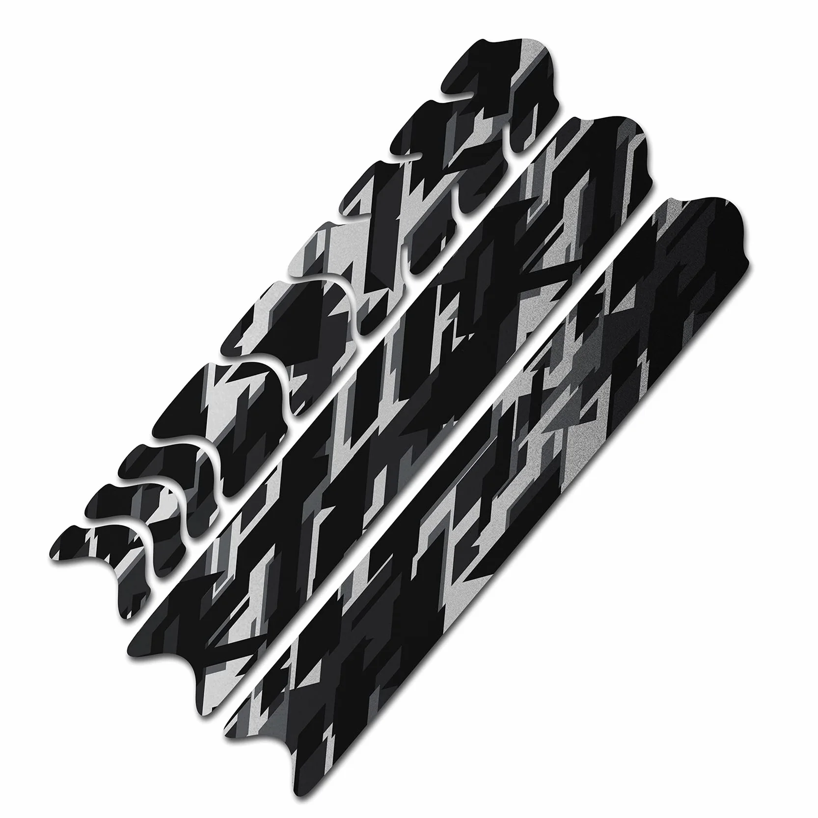 ochrona ramy roweru, folia ochronna na tylne trójkątne uchwyty, naklejka ochrona na ramy z karbonu MTB BMX, folia chroniąca lakier R161 (18 Future Silber Metallic)