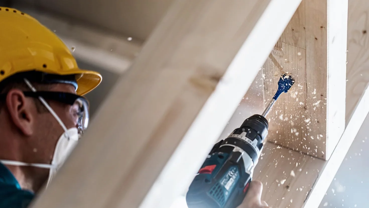 Bosch Wiertła płaskie EXPERT Self Cut Speed Ø 19,00 mm do Miękkie drewno, Płyta wiórowa Professional Akcesoria Wiertarki