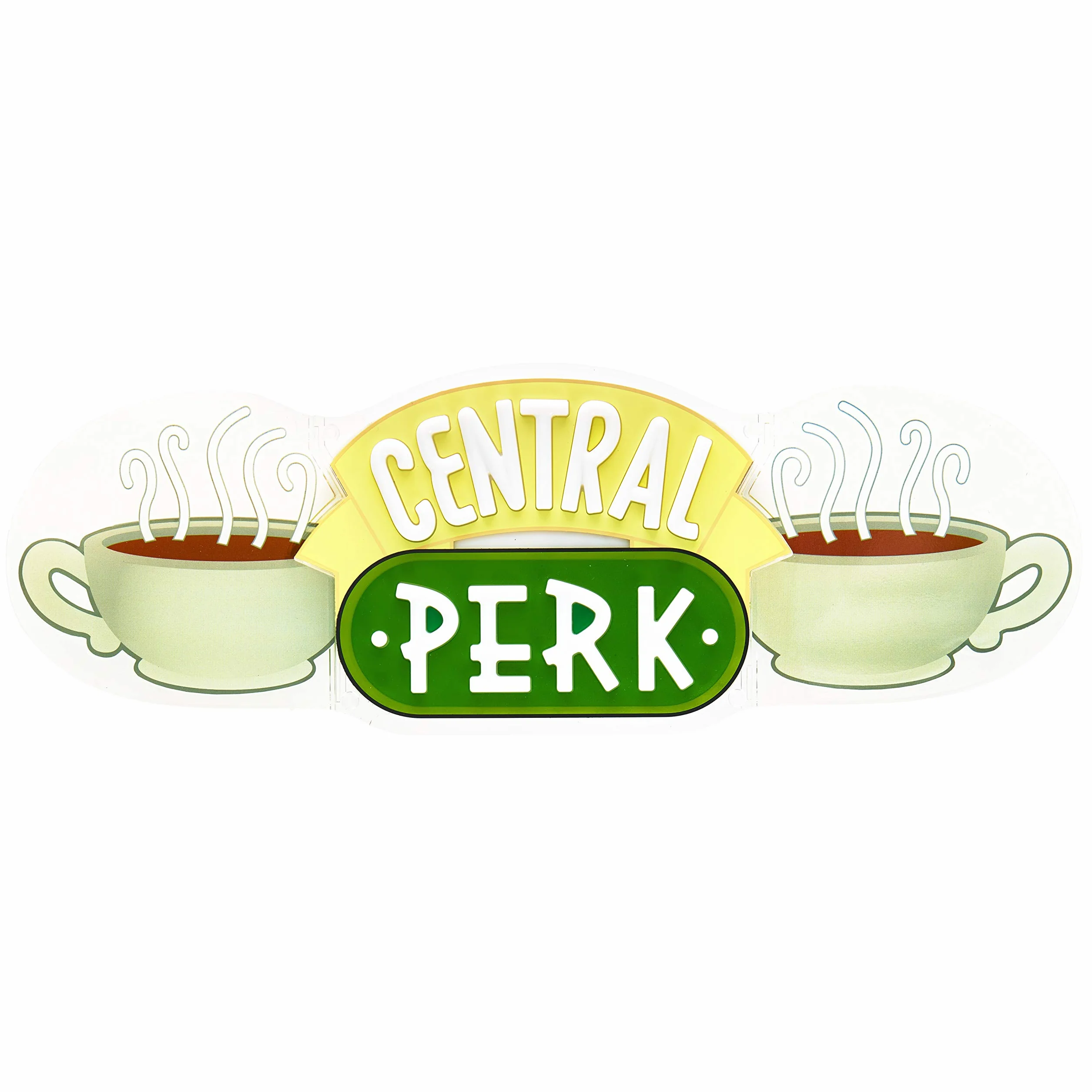 Paladone Neonowe światło LED Central Perk, montowane na ścianie, oficjalnie licencjonowane produkty FRIENDS Show