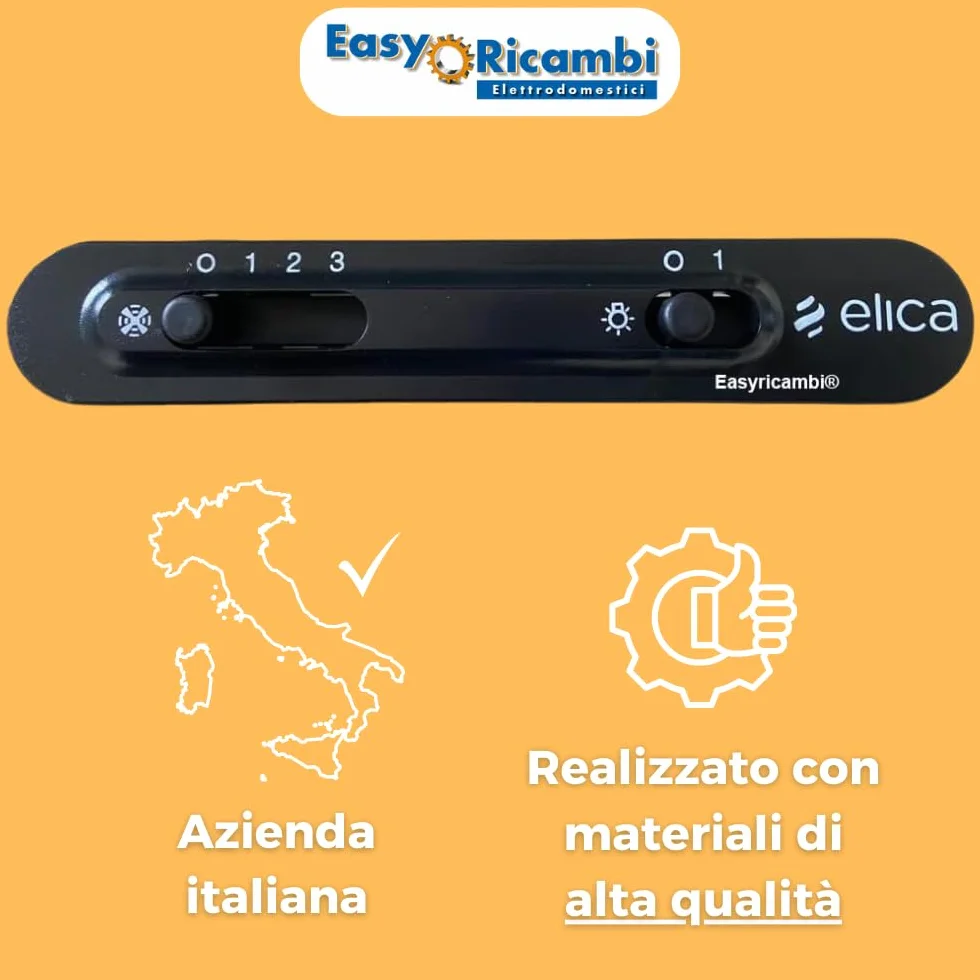 Easyricambi® Panel sterowania okapem Turboair Jetair SLV3 - Deska rozdzielcza włączniki światła i silnika
