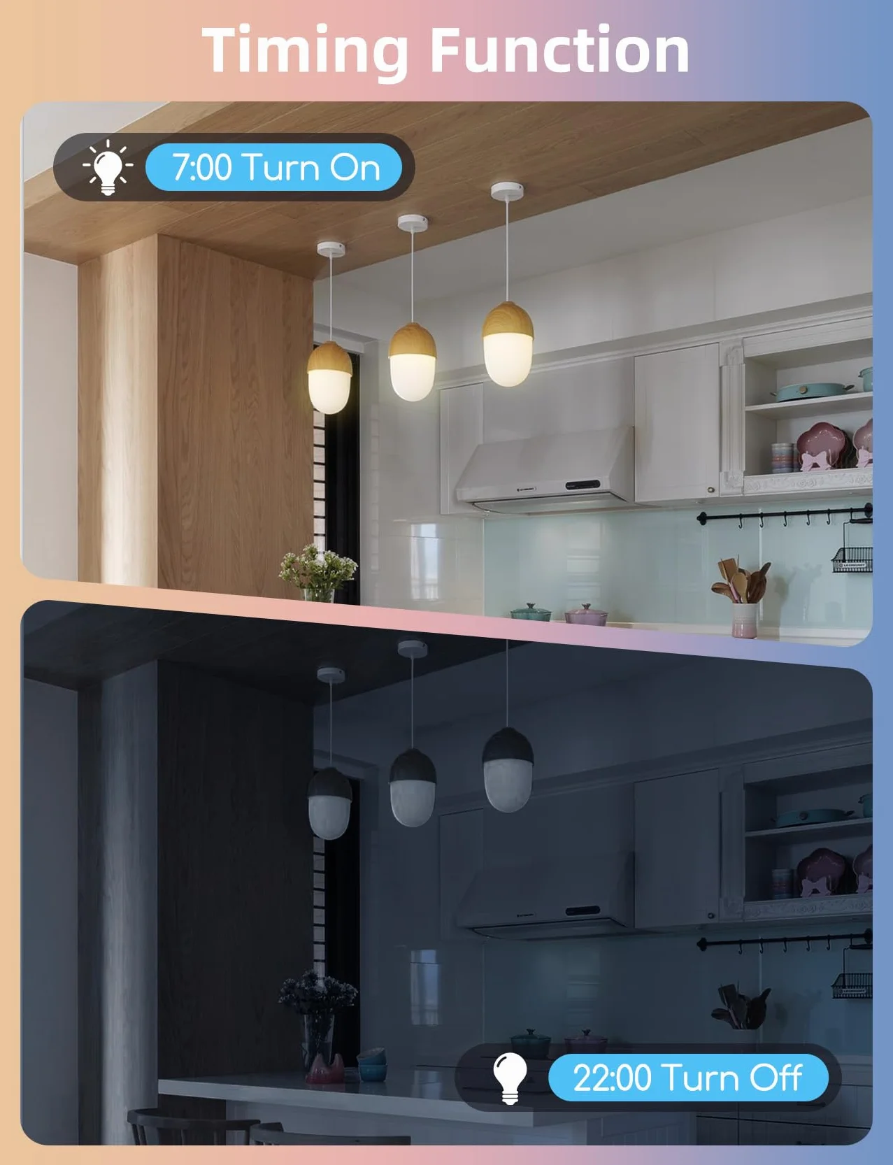 Aigostar - Inteligentna żarówka G45 Mesh Bluetooth. 2700–6500K, ściemnialna RGB. Gwint E27, 6,5 W, 555 lm. Inteligentna żarówka LED kompatybilna z Alexą. W zestawie pilot. 4 sztuki