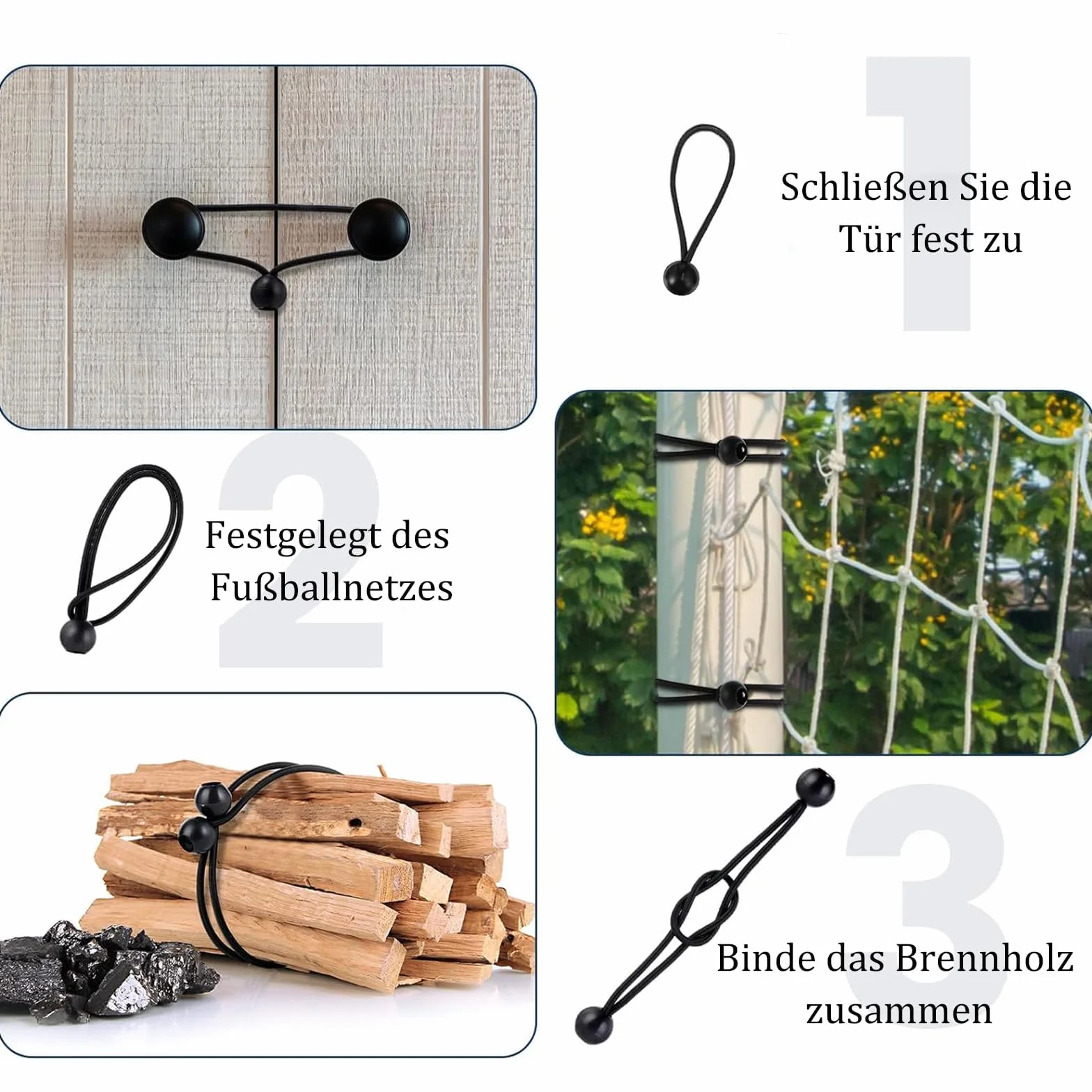 Gumki napinające z kulką, 12 sztuk 15 cm napinacz plandek, wielofunkcyjna guma napinająca, gumowa linka ekspander z kulką, wytrzymałe gumowe napinacze do plandek, namiotów, banerów, namiotów