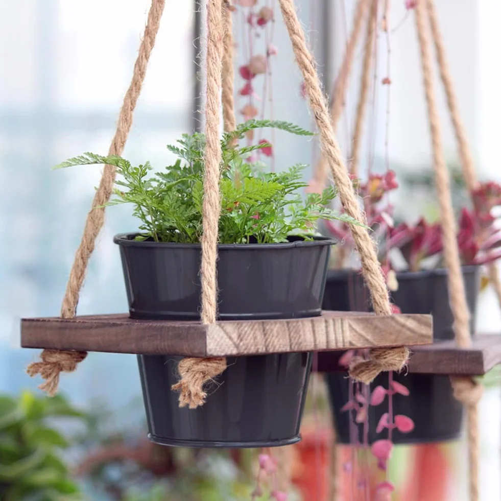 Lina konopna 30 m 10 mm ciężka do rzemiosła florystyki DIY dekoracji brązowa